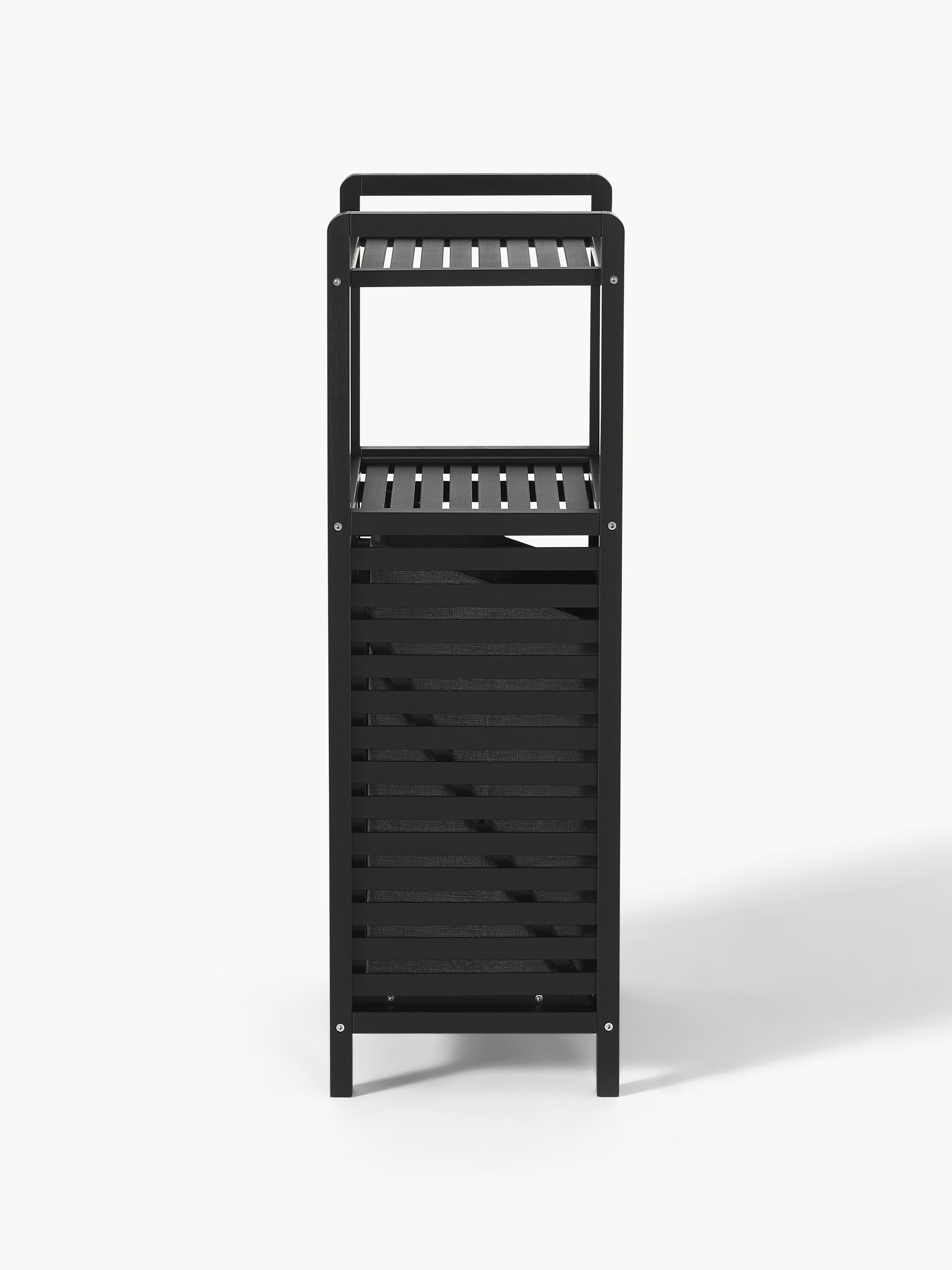Kit Bathroom Shelf with Laundry Basket