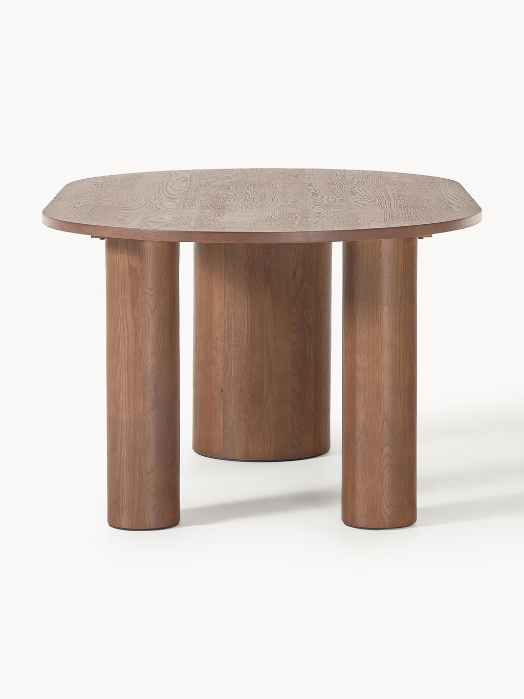 Dunia Oval Oak Wood Dining Table, in various sizes