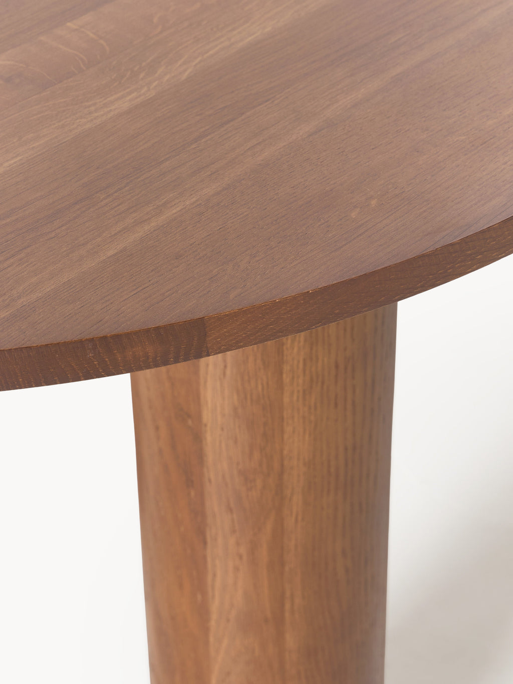 Dunia Oval Oak Wood Dining Table, in various sizes