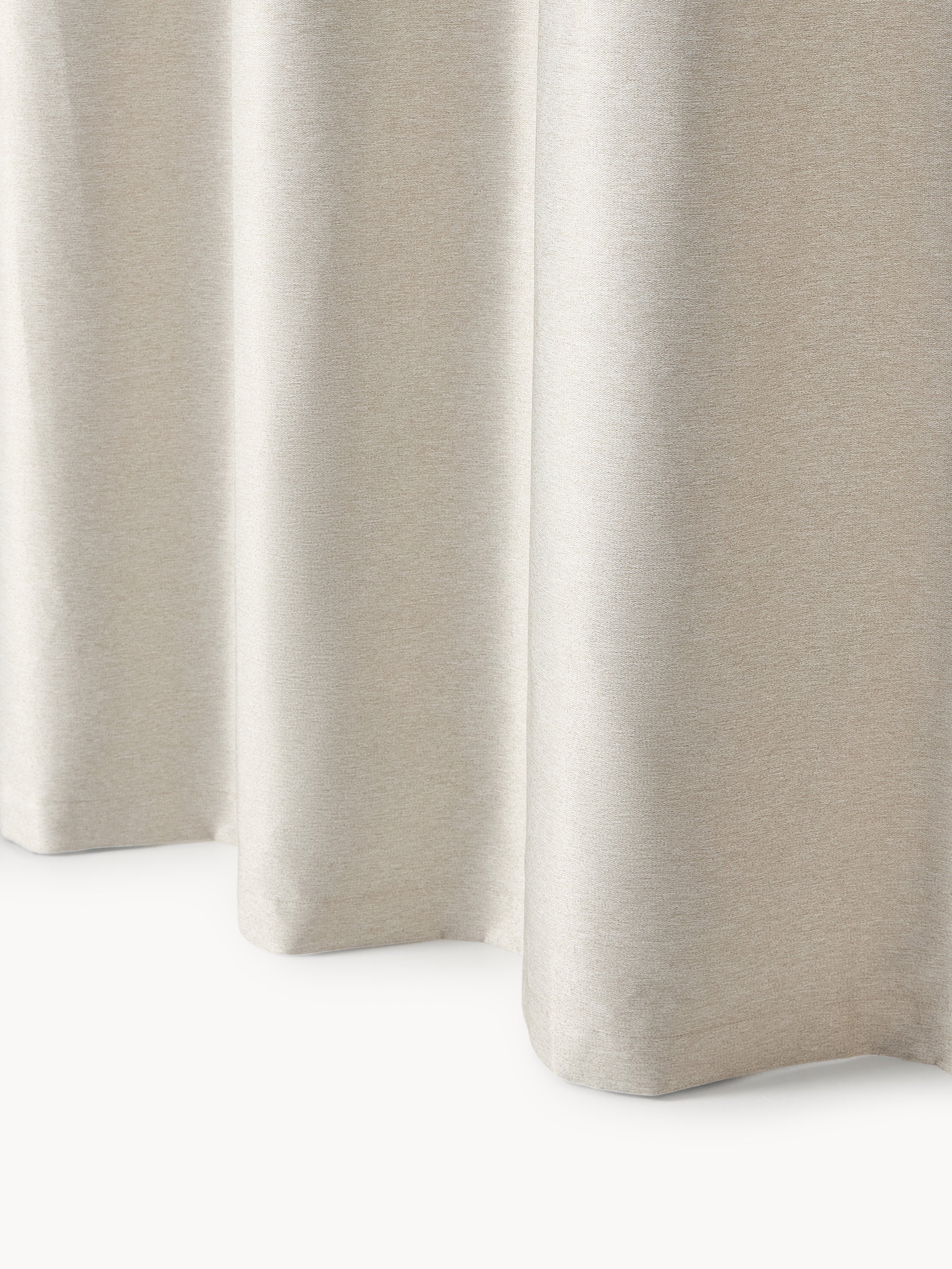 Asher Blackout Multi-Band Curtains, Set of 2, W 140 cm