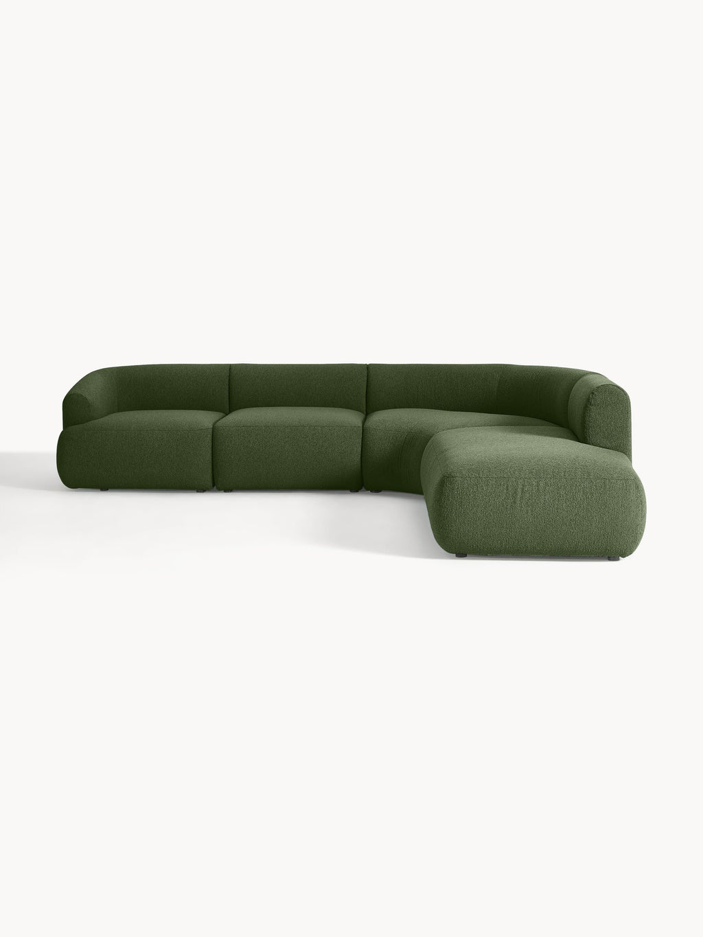 Sofia Modular Bouclé Corner Sofa (4-seater)