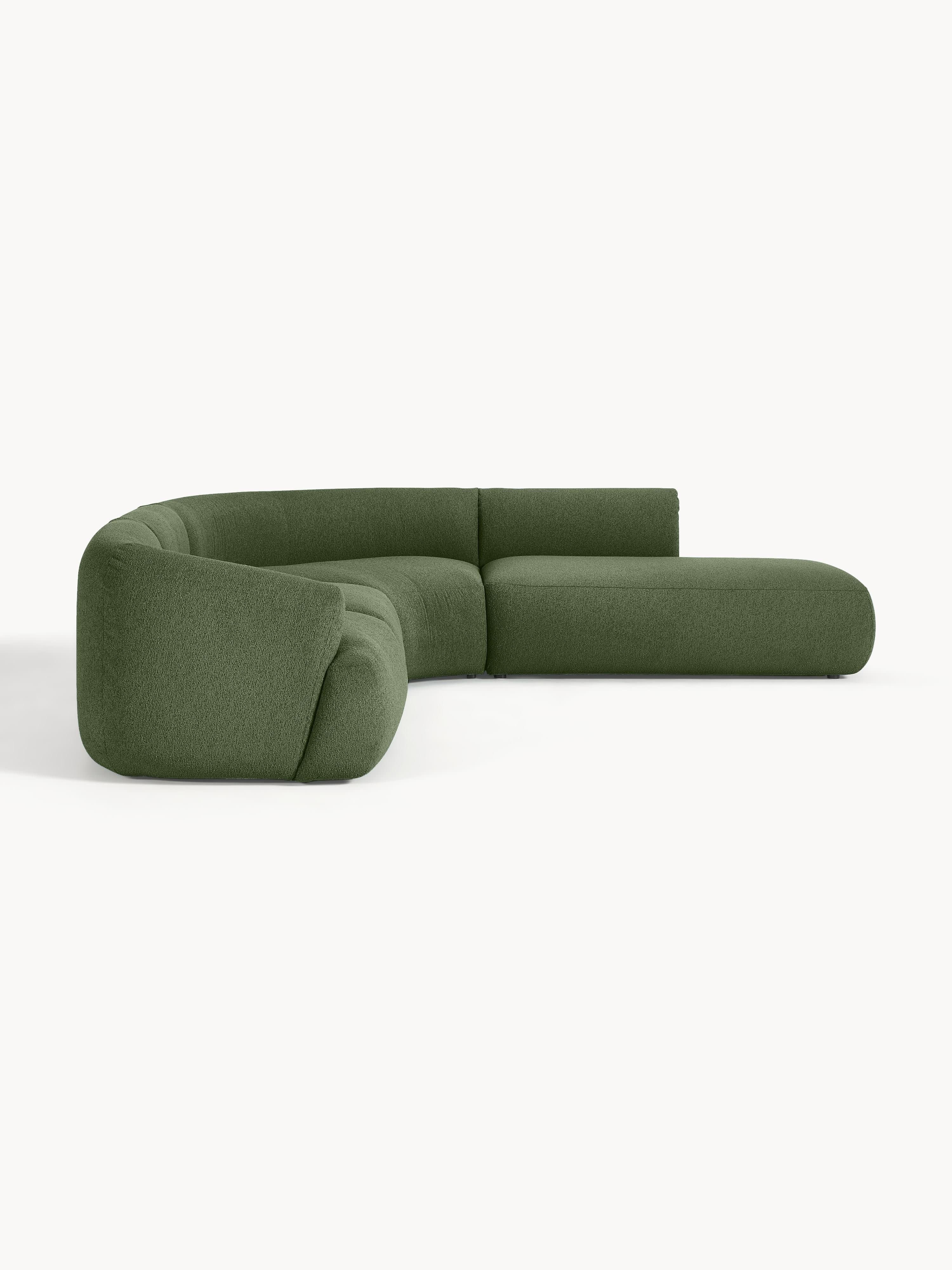 Sofia Modular Bouclé Corner Sofa (4-seater)