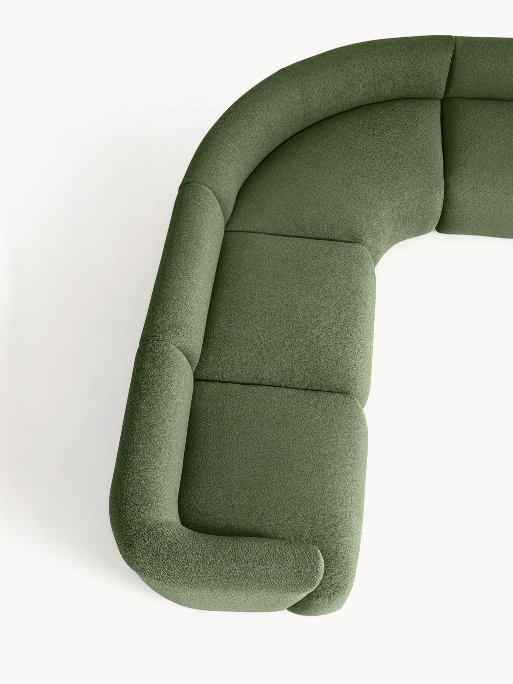 Sofia Modular Bouclé Corner Sofa (4-seater)