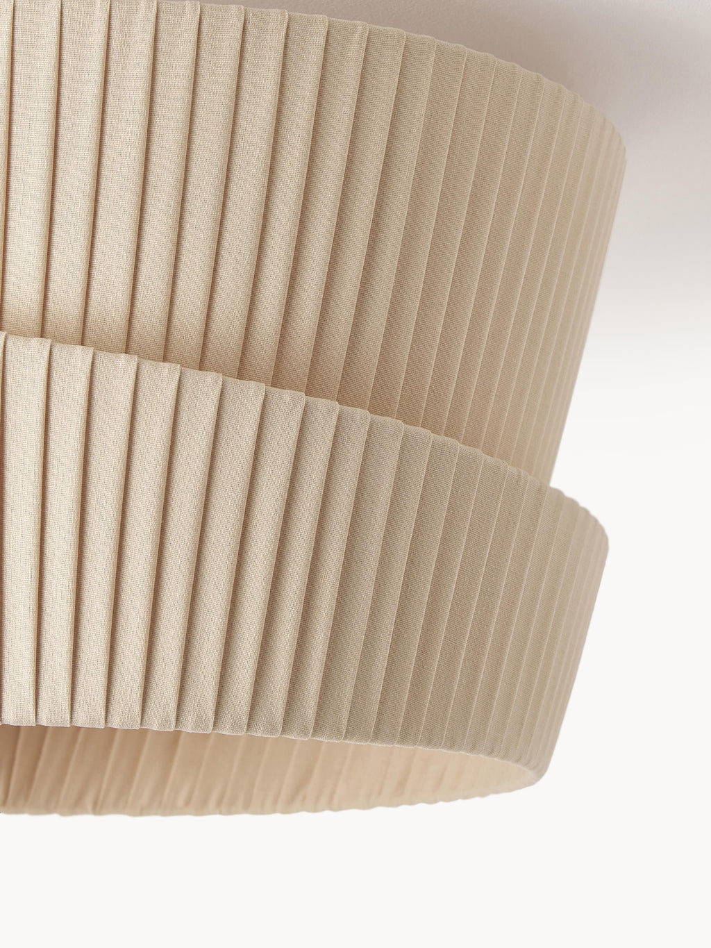 Nyla Ceiling Lamp with An Asymmetrical Lampshade