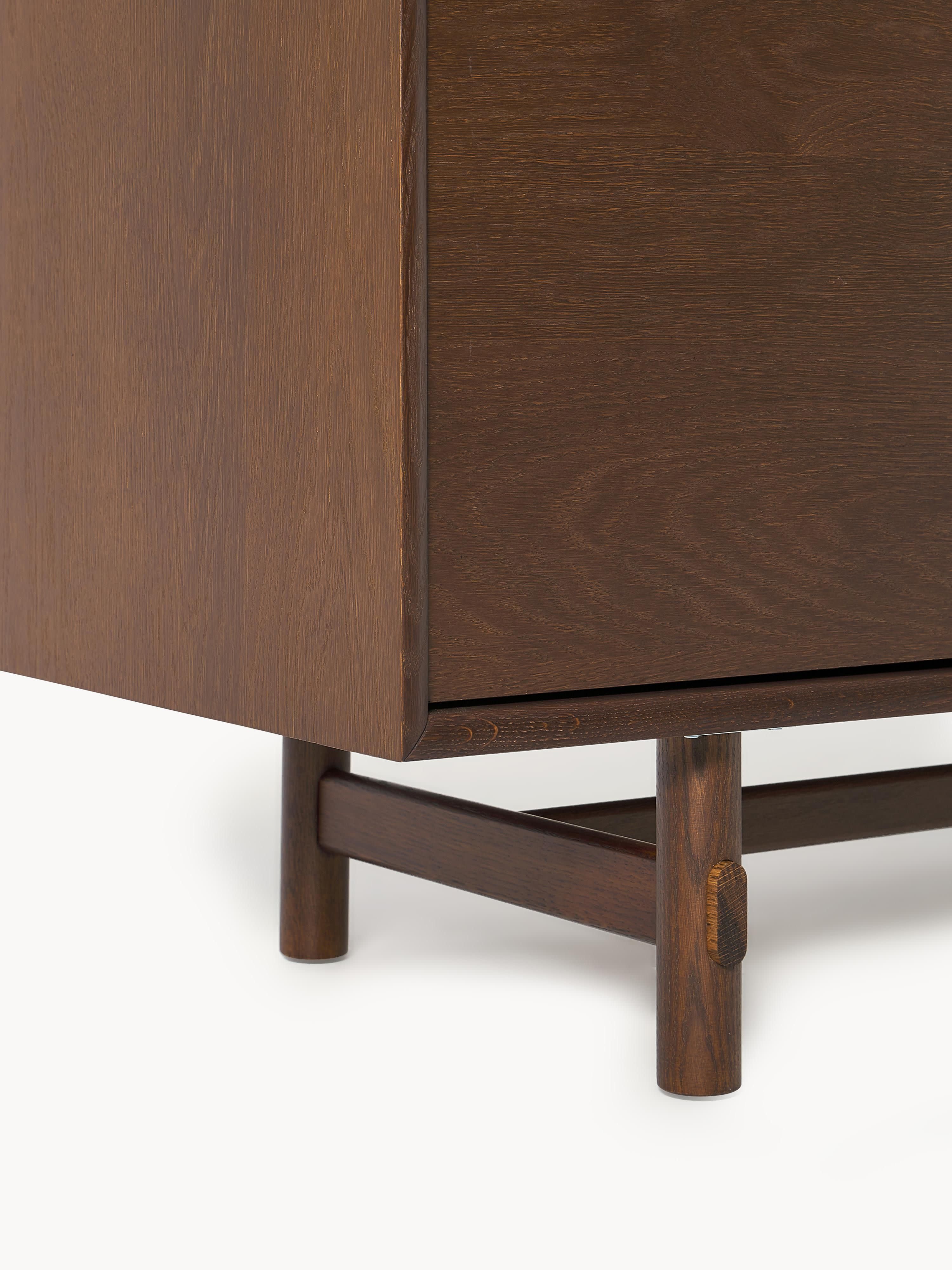 Diana Small Oak Wood Sideboard
