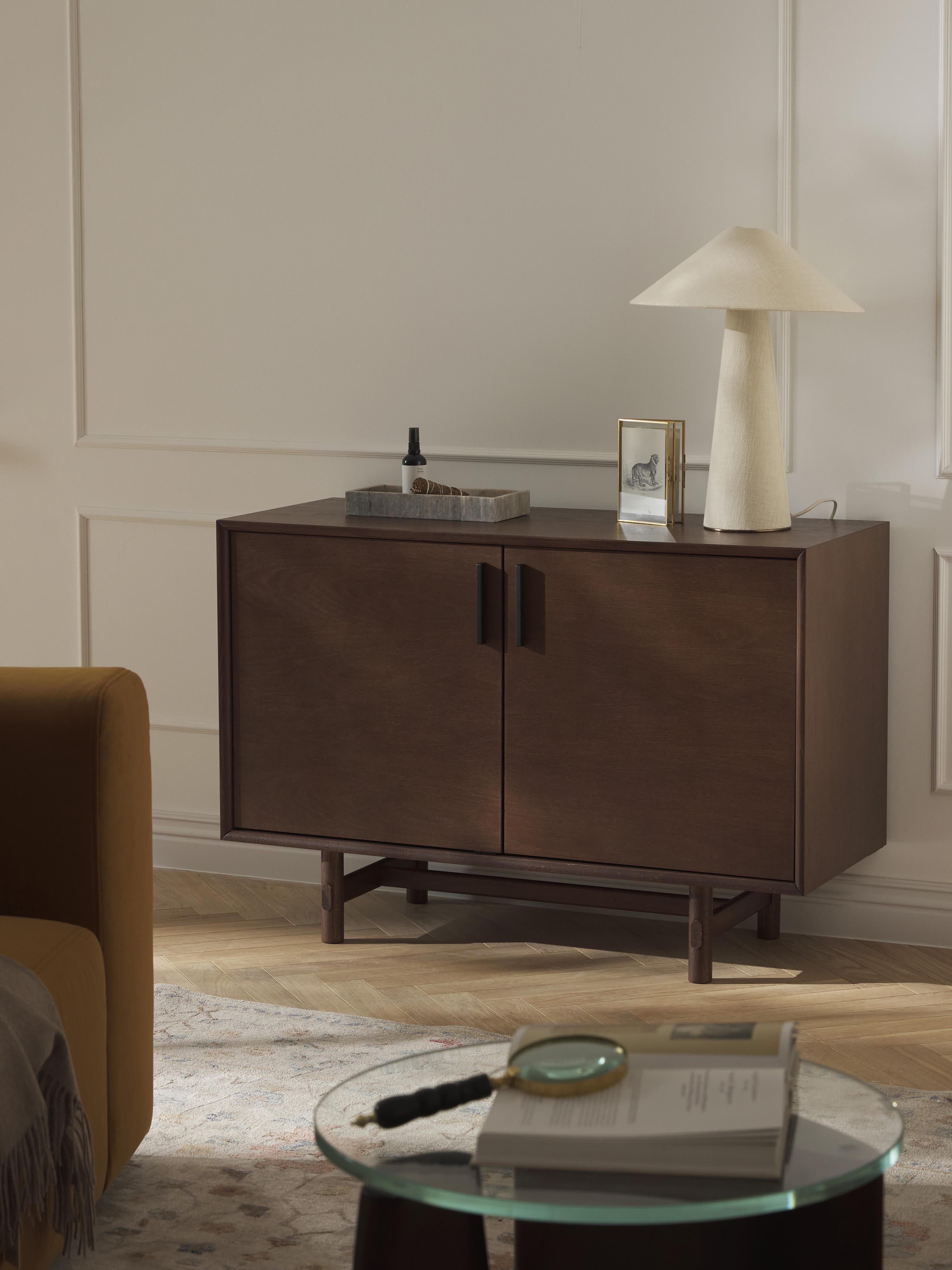 Diana Small Oak Wood Sideboard