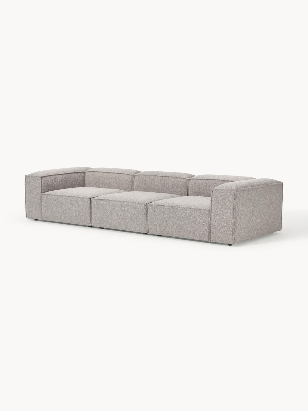 Lennon Bouclé Modular Sofa (4-seater)