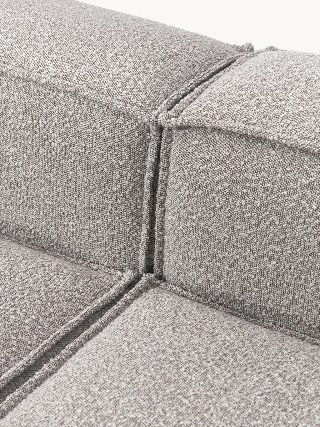 Lennon Bouclé Modular Sofa (4-seater)