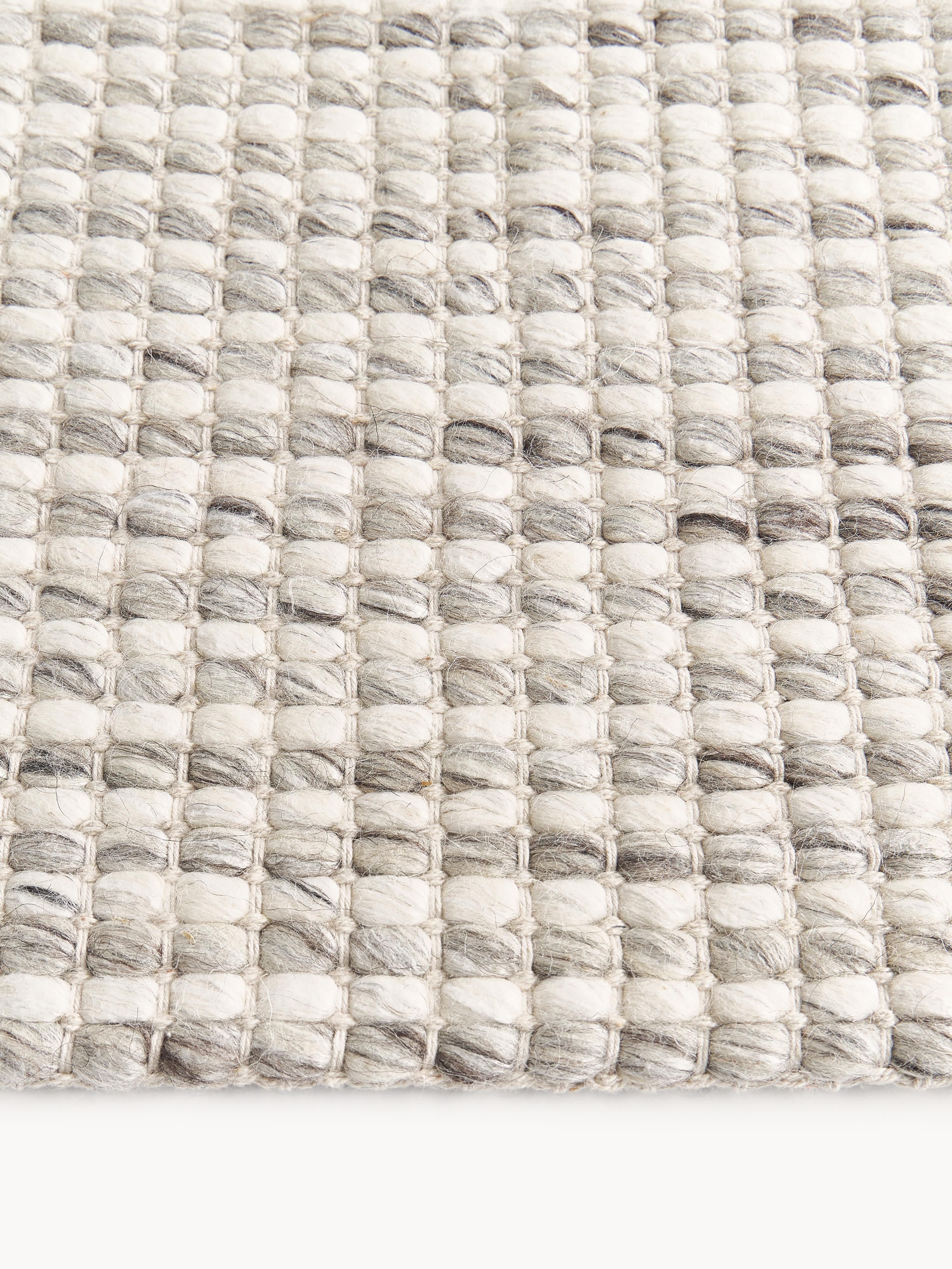 Rumi Hand-Woven Low-Pile Wool Rug