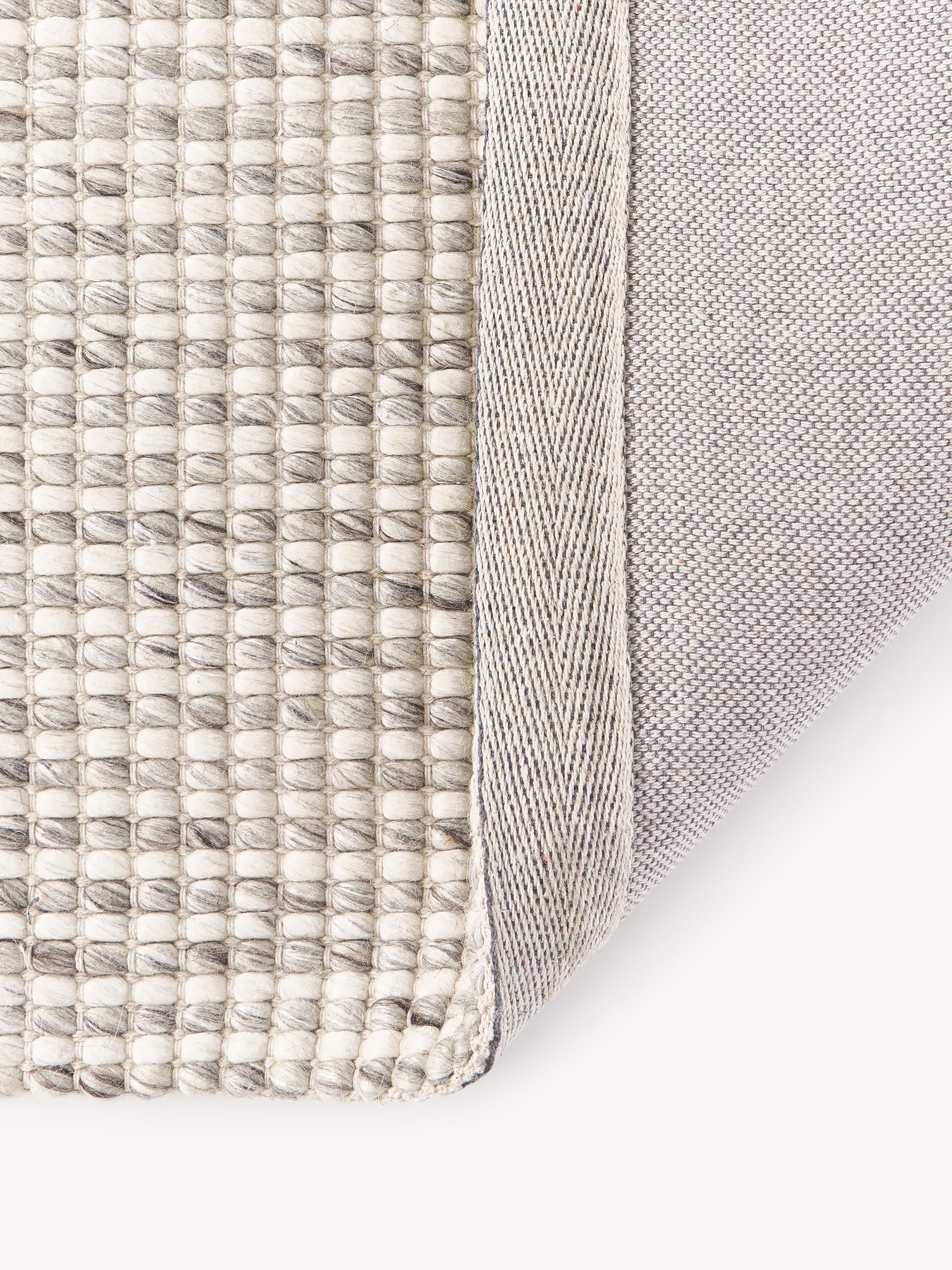 Rumi Hand-Woven Low-Pile Wool Rug