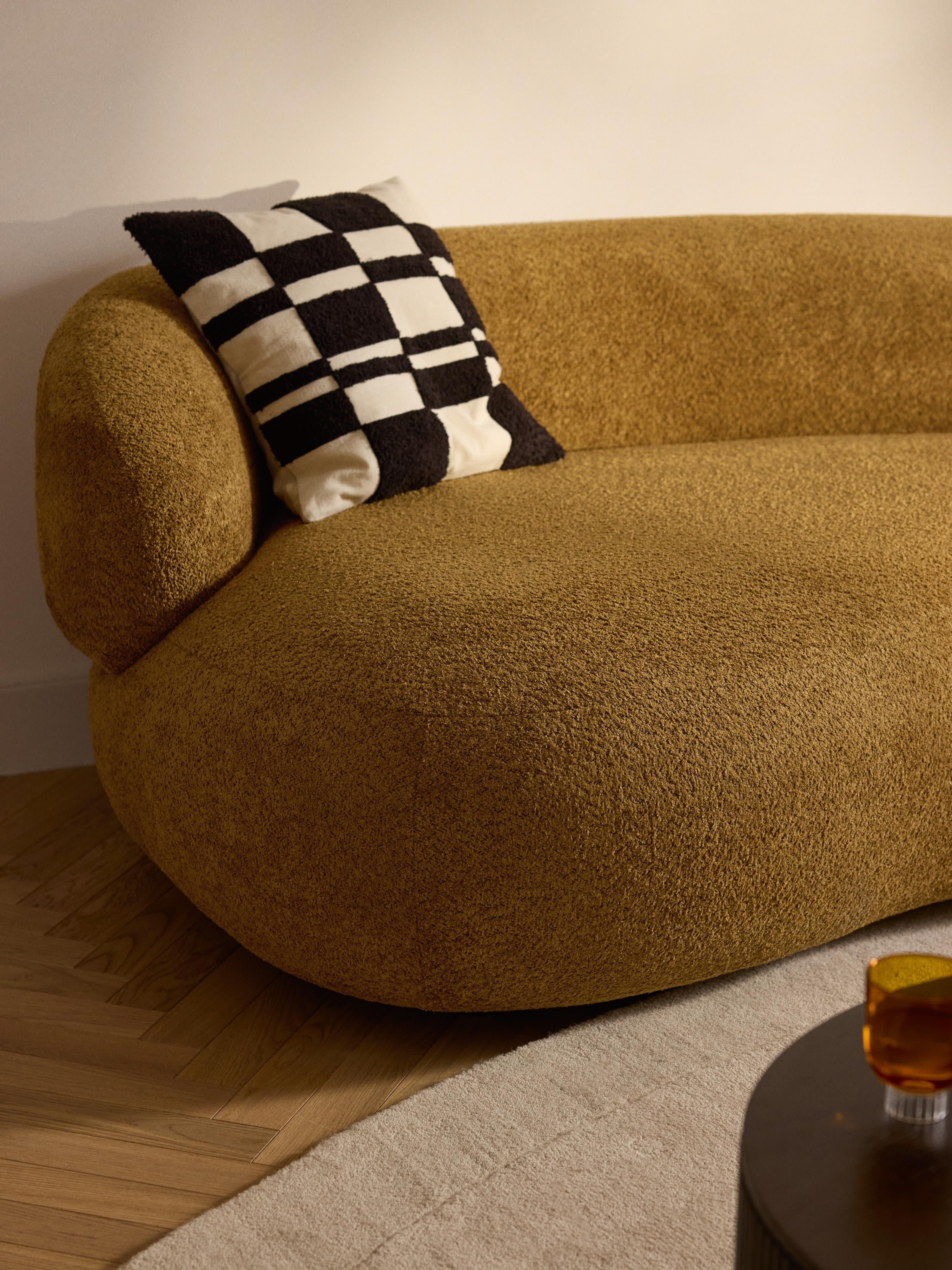 Alba Teddy Bouclé Sofa (2-seater)