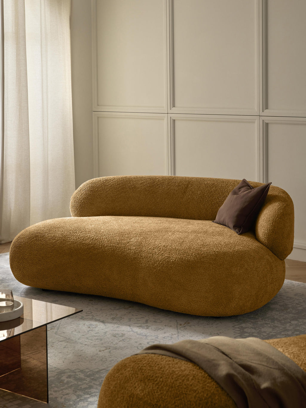 Alba Teddy Bouclé Sofa (2-seater)