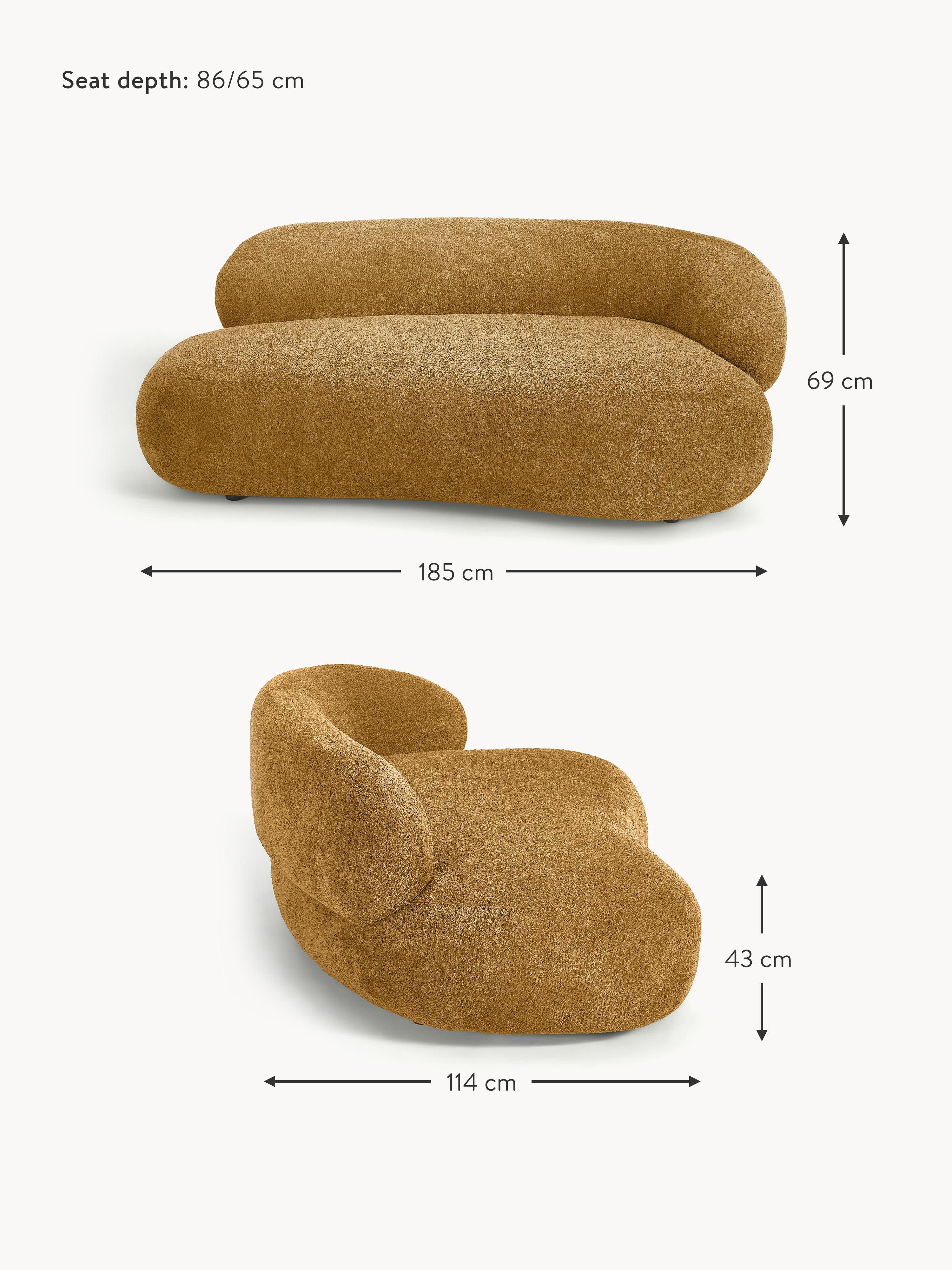 Alba Teddy Bouclé Sofa (2-seater)