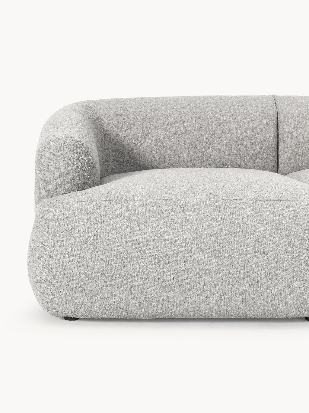 Sofia Modular Bouclé Corner Sofa (4-seater)