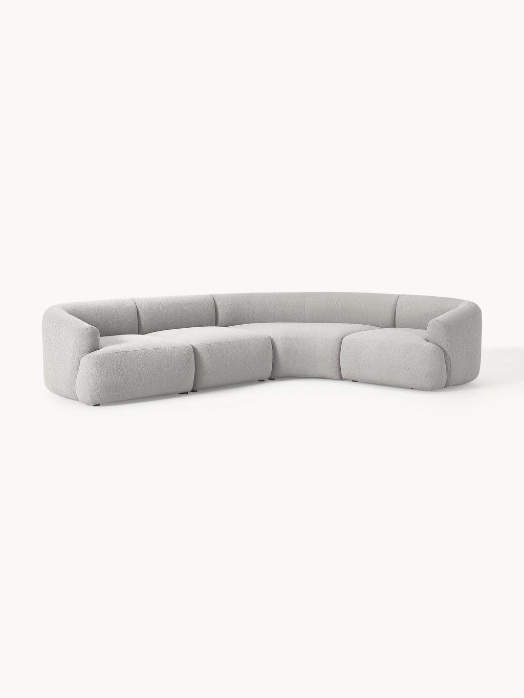 Sofia Modular Bouclé Corner Sofa (4-seater)