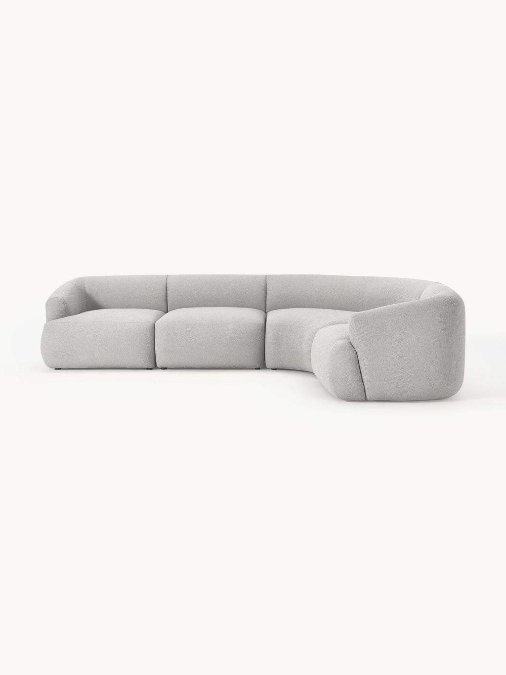 Sofia Modular Bouclé Corner Sofa (4-seater)