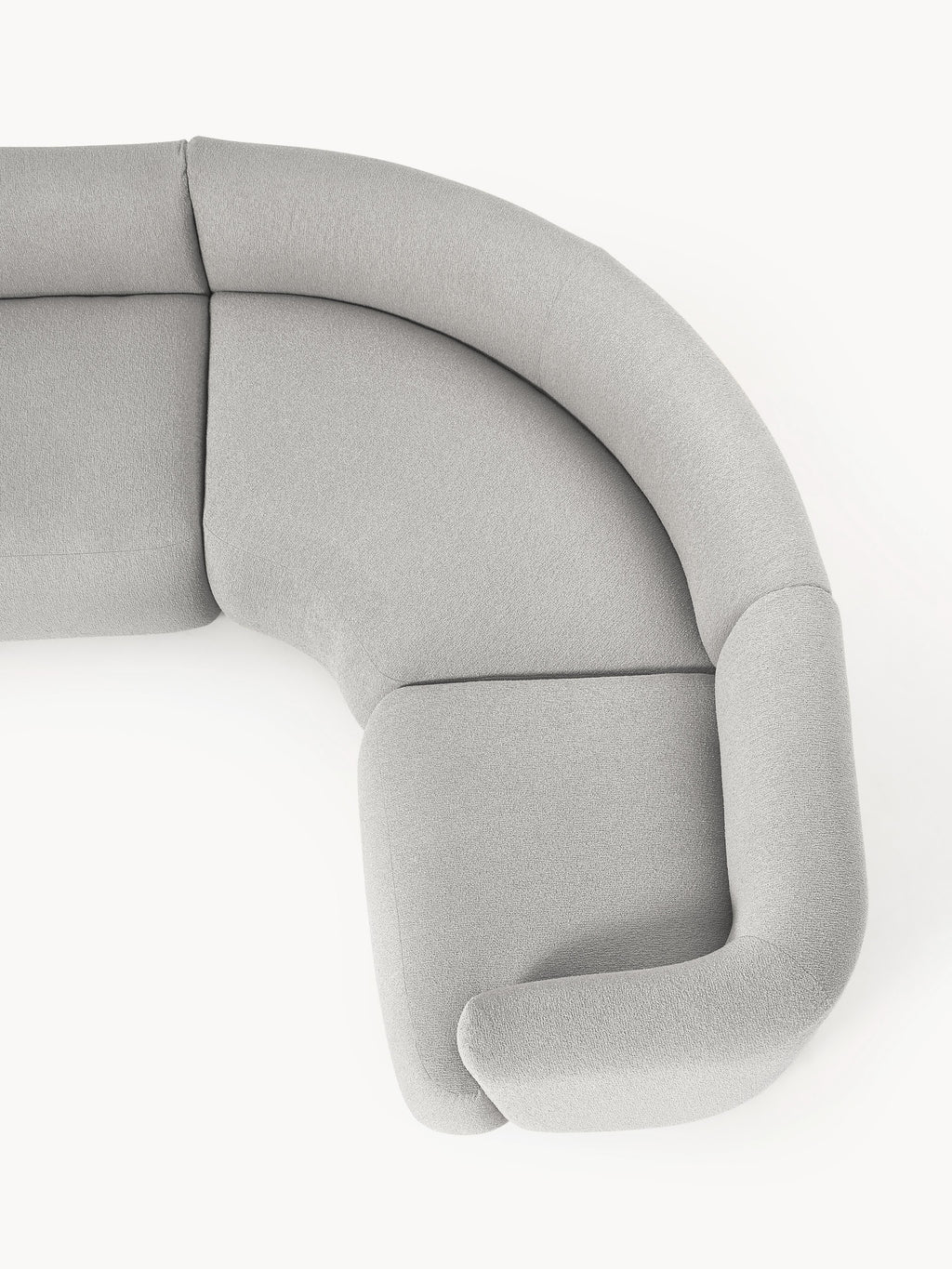 Sofia Modular Bouclé Corner Sofa (4-seater)