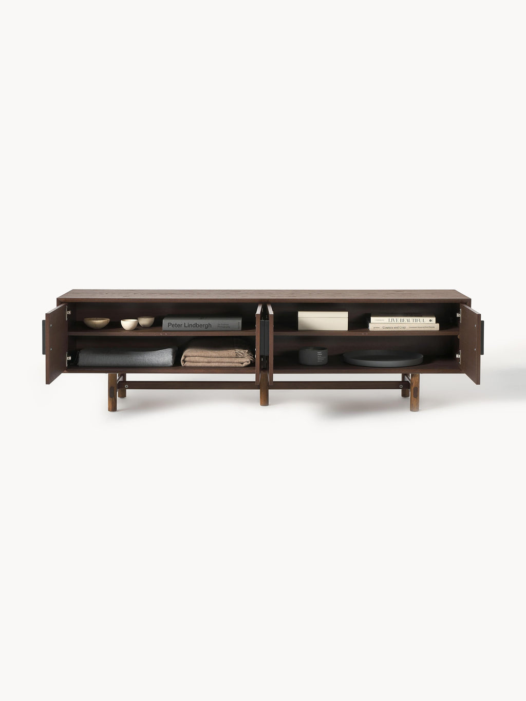 Diana Oak Wood Lowboard