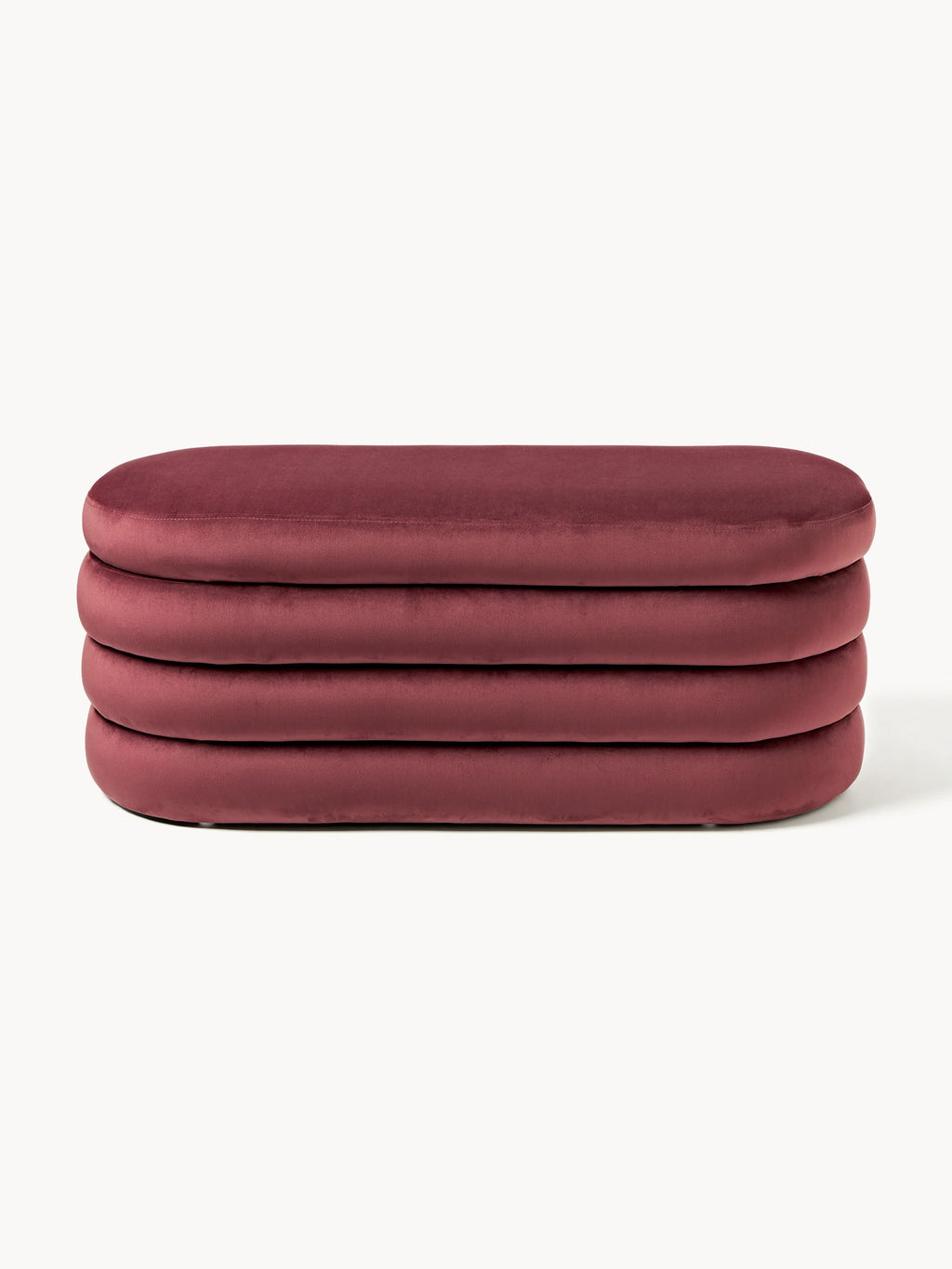 Alto Velvet Upholstered Bench with Storage Space