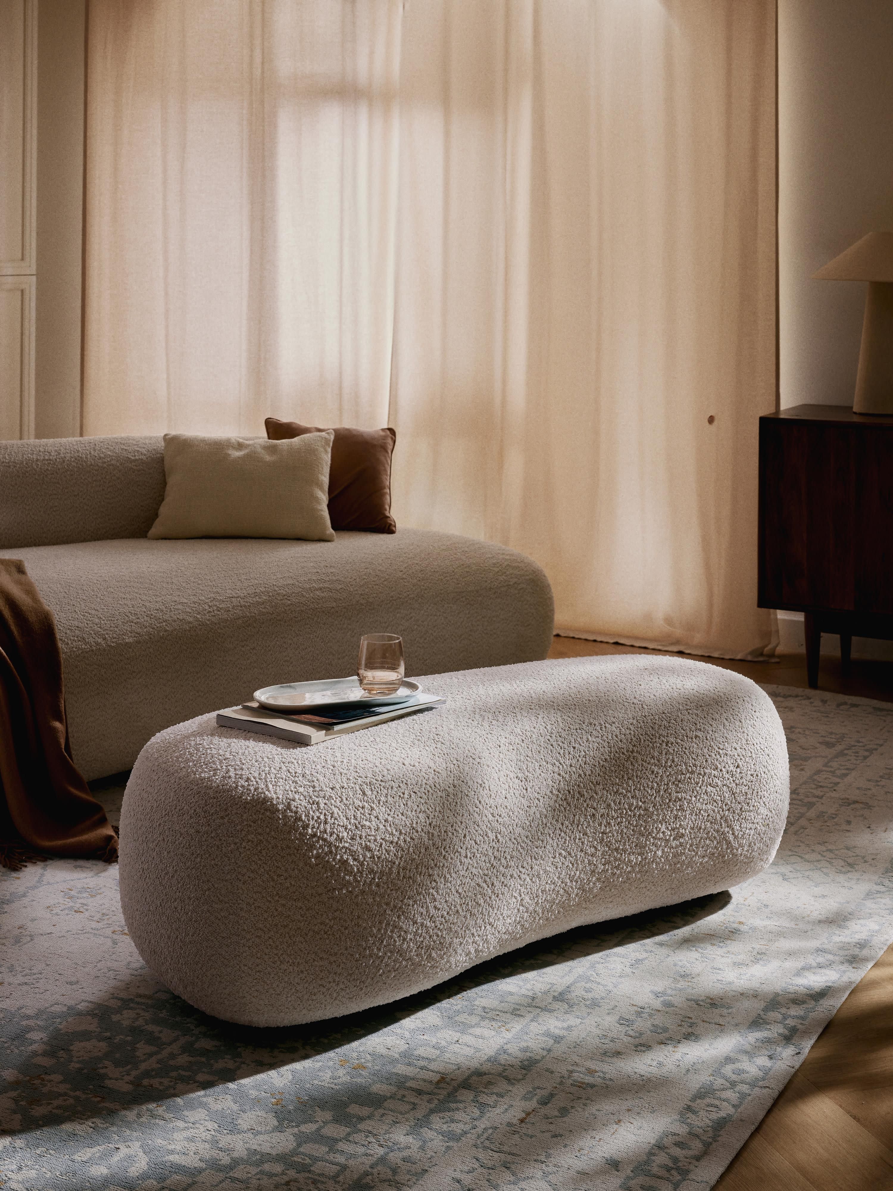 Alba Teddy-Bouclé XL Ottoman