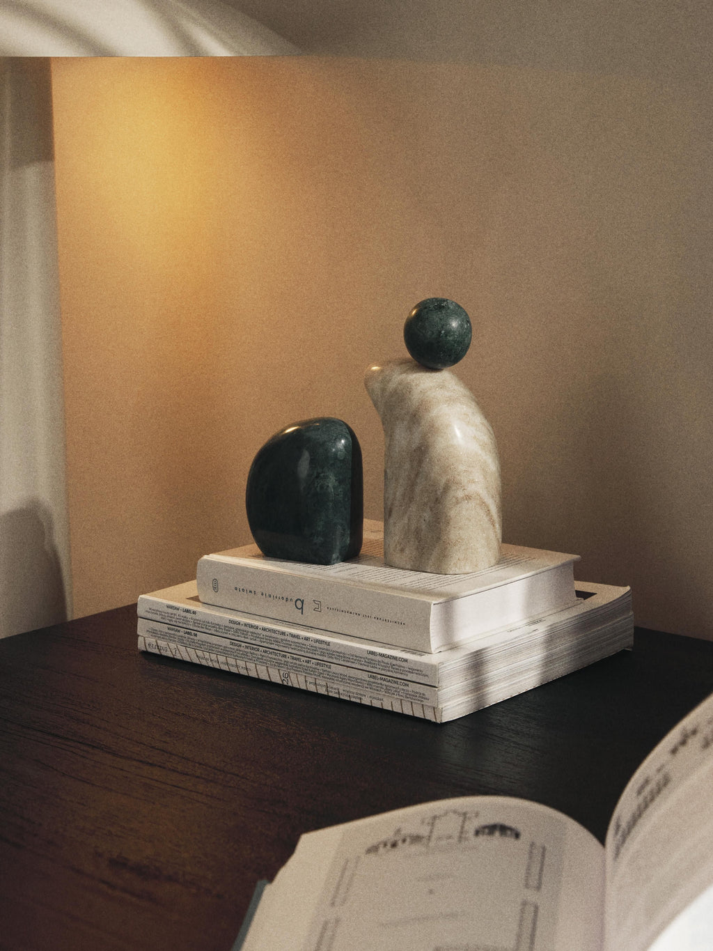 Nati Decorative Marble Objects, Set of 2