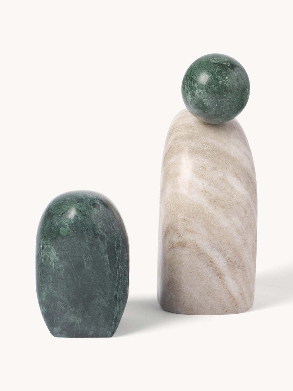 Nati Decorative Marble Objects, Set of 2