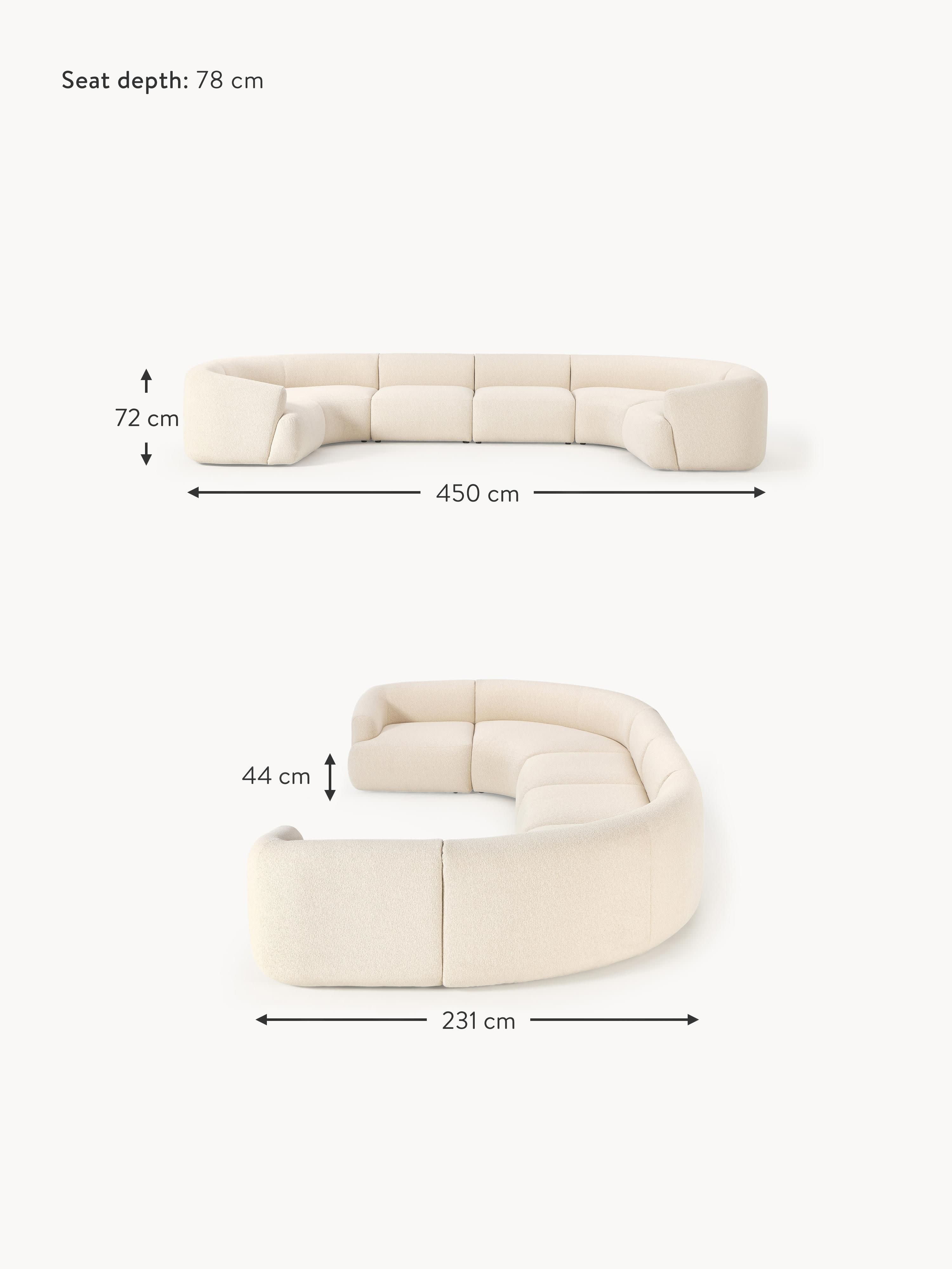Sofia XL Modular Bouclé Sofa