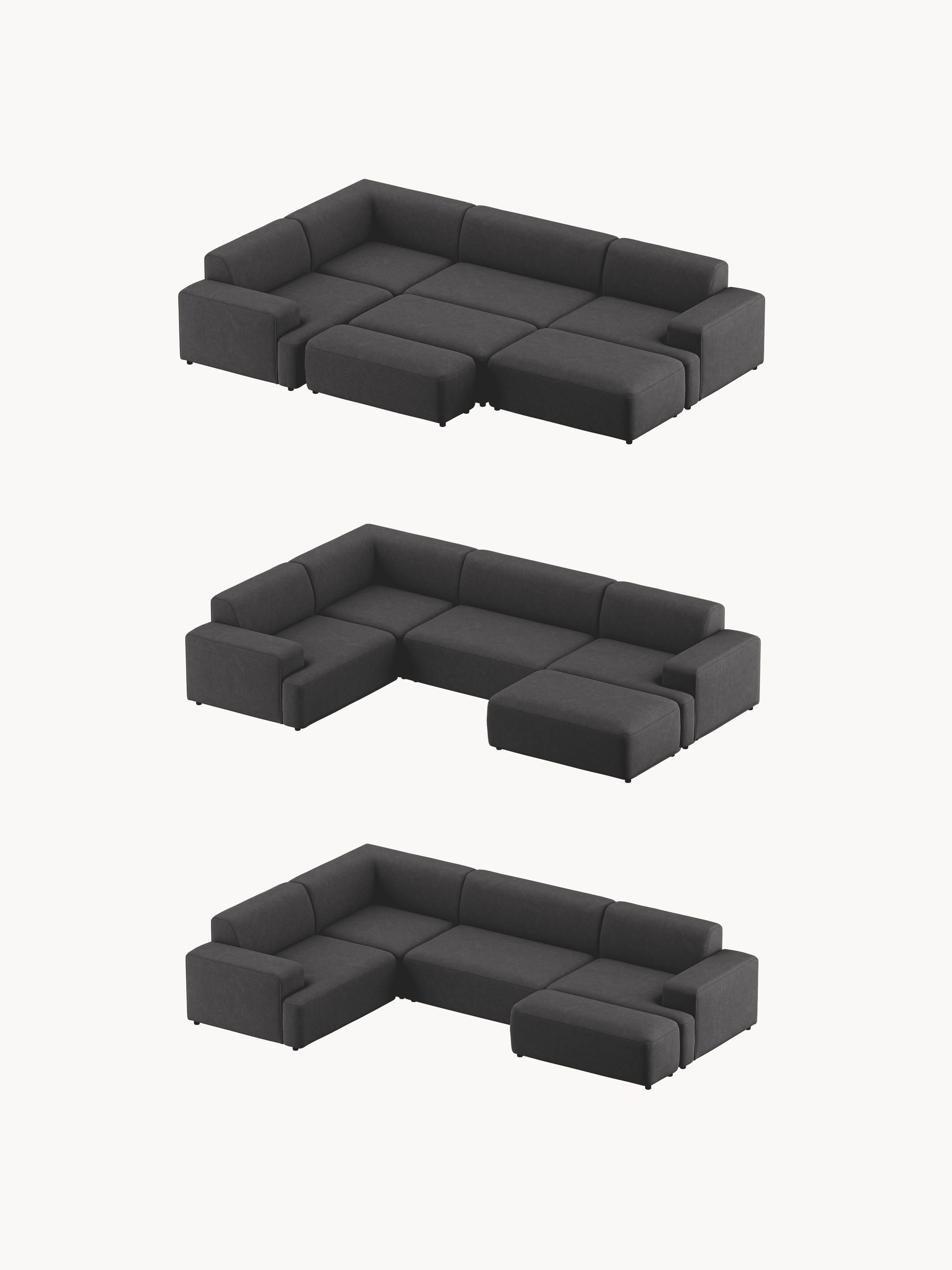 Melva Large Corner Sofa (4-seater)