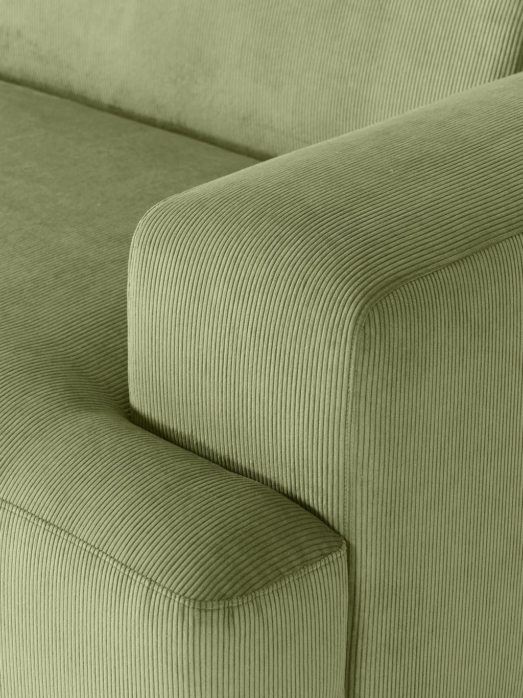 Melva Corduroy Corner Sofa (4-seater)