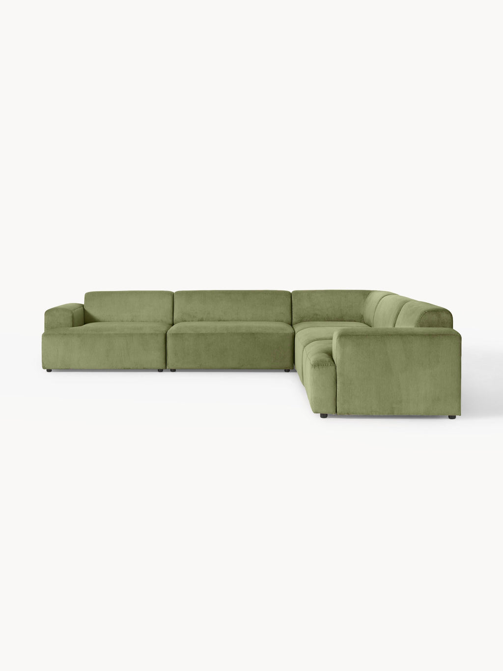 Melva Corduroy Corner Sofa (4-seater)
