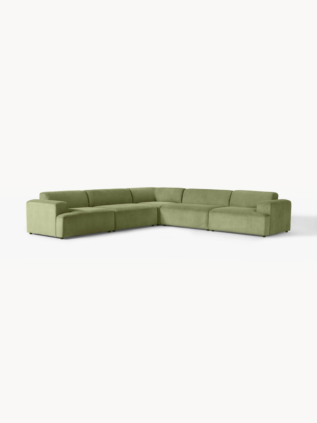 Melva Corduroy Corner Sofa (4-seater)