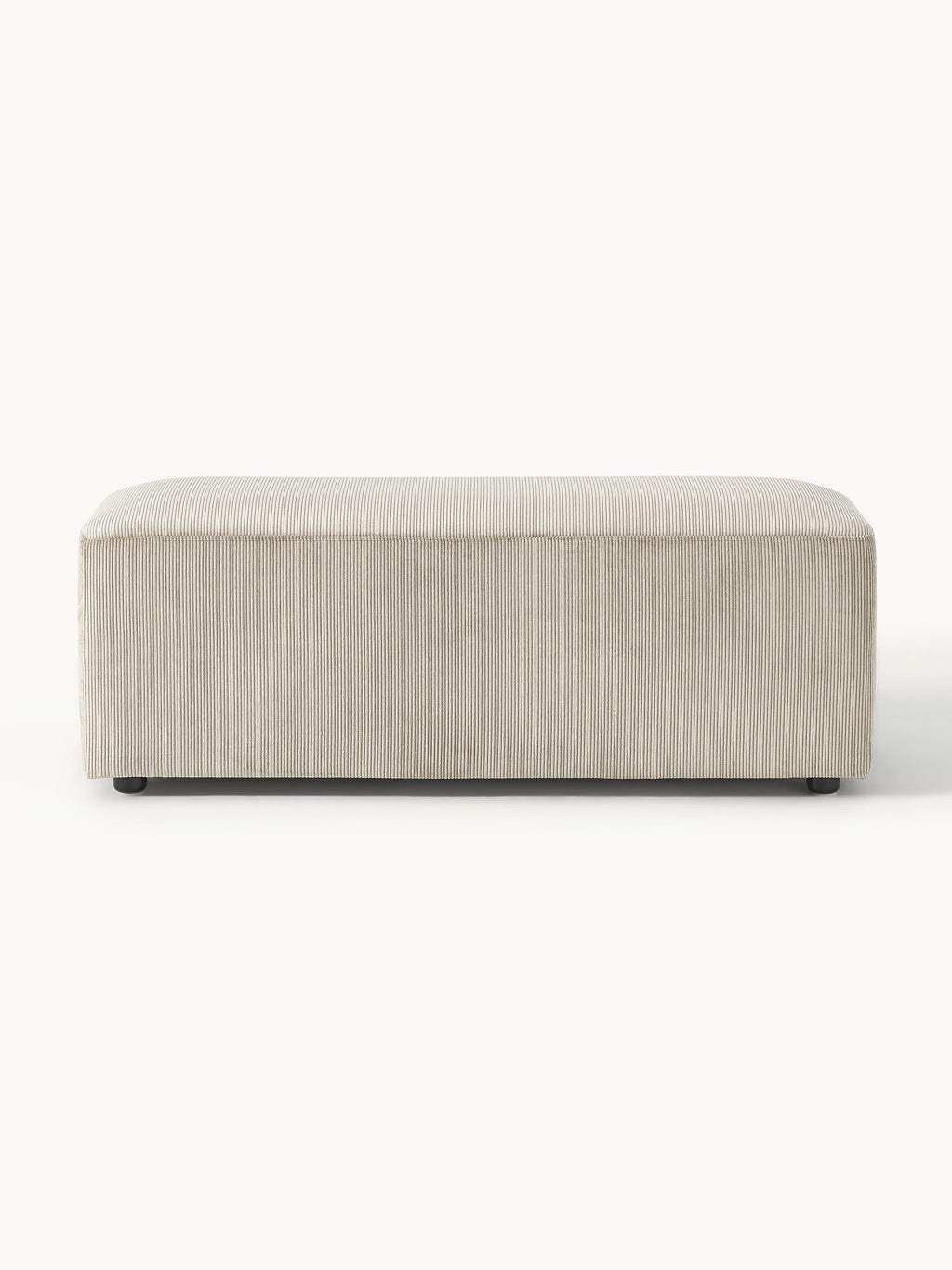 Melva XL Corduroy Ottoman, W 116 x D 42 cm