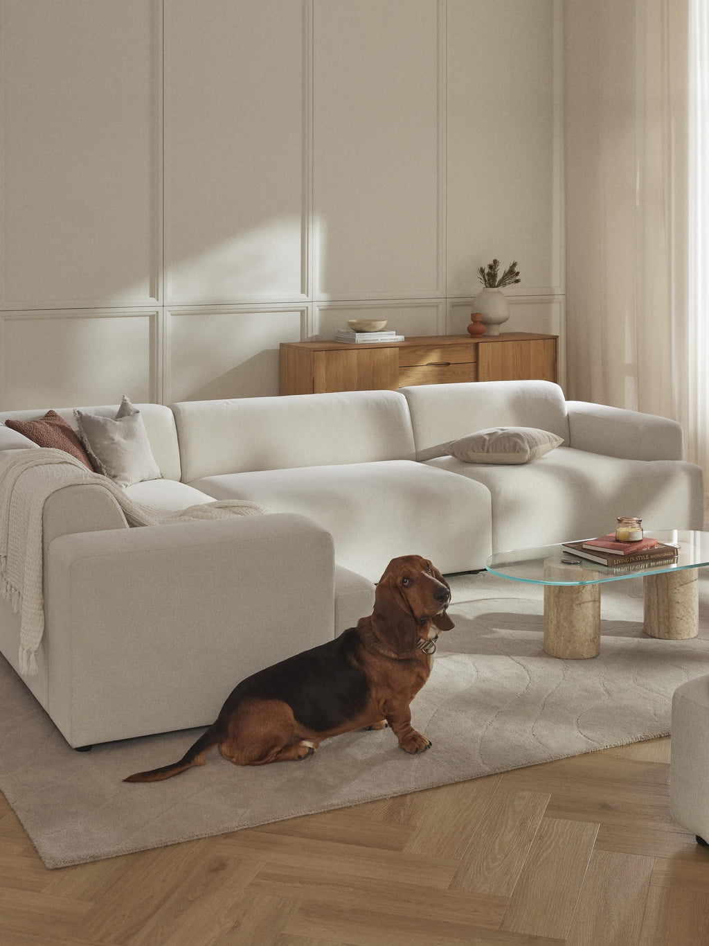 Melva Large Corner Sofa (4-seater)