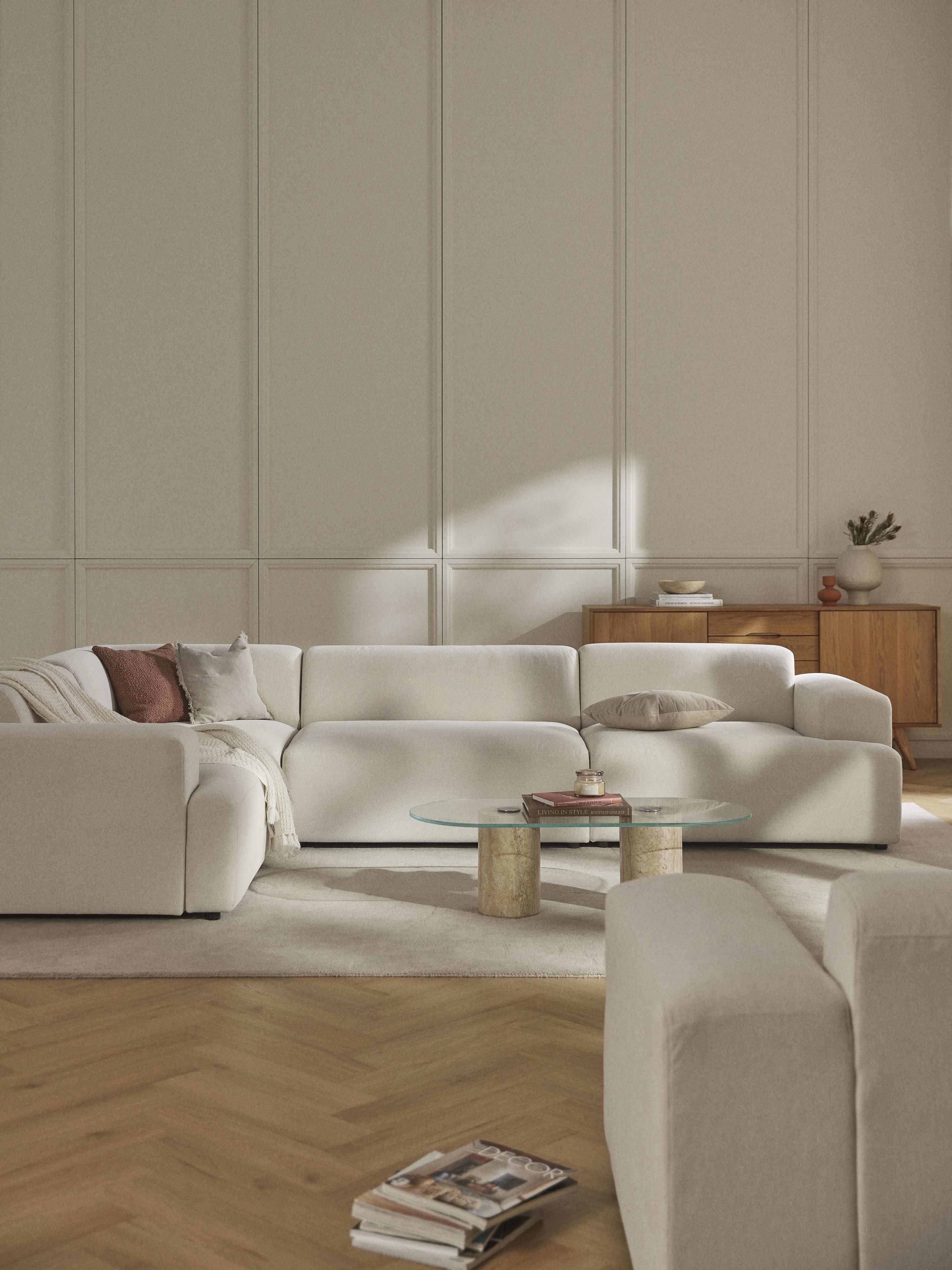 Melva Large Corner Sofa (4-seater)