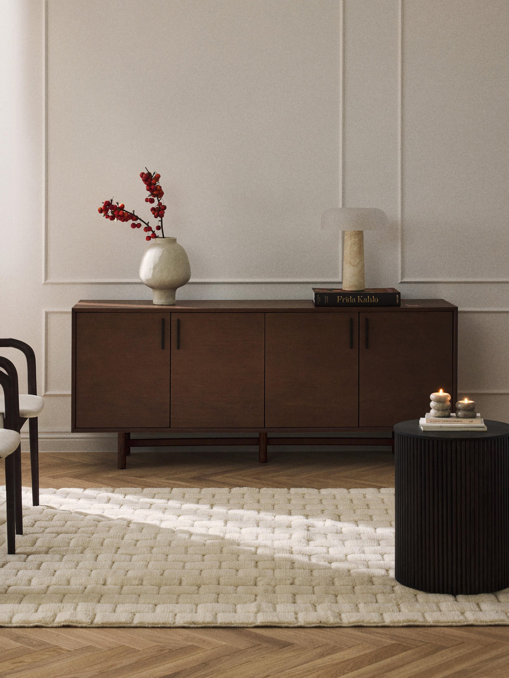 Diana Oak Wood Sideboard