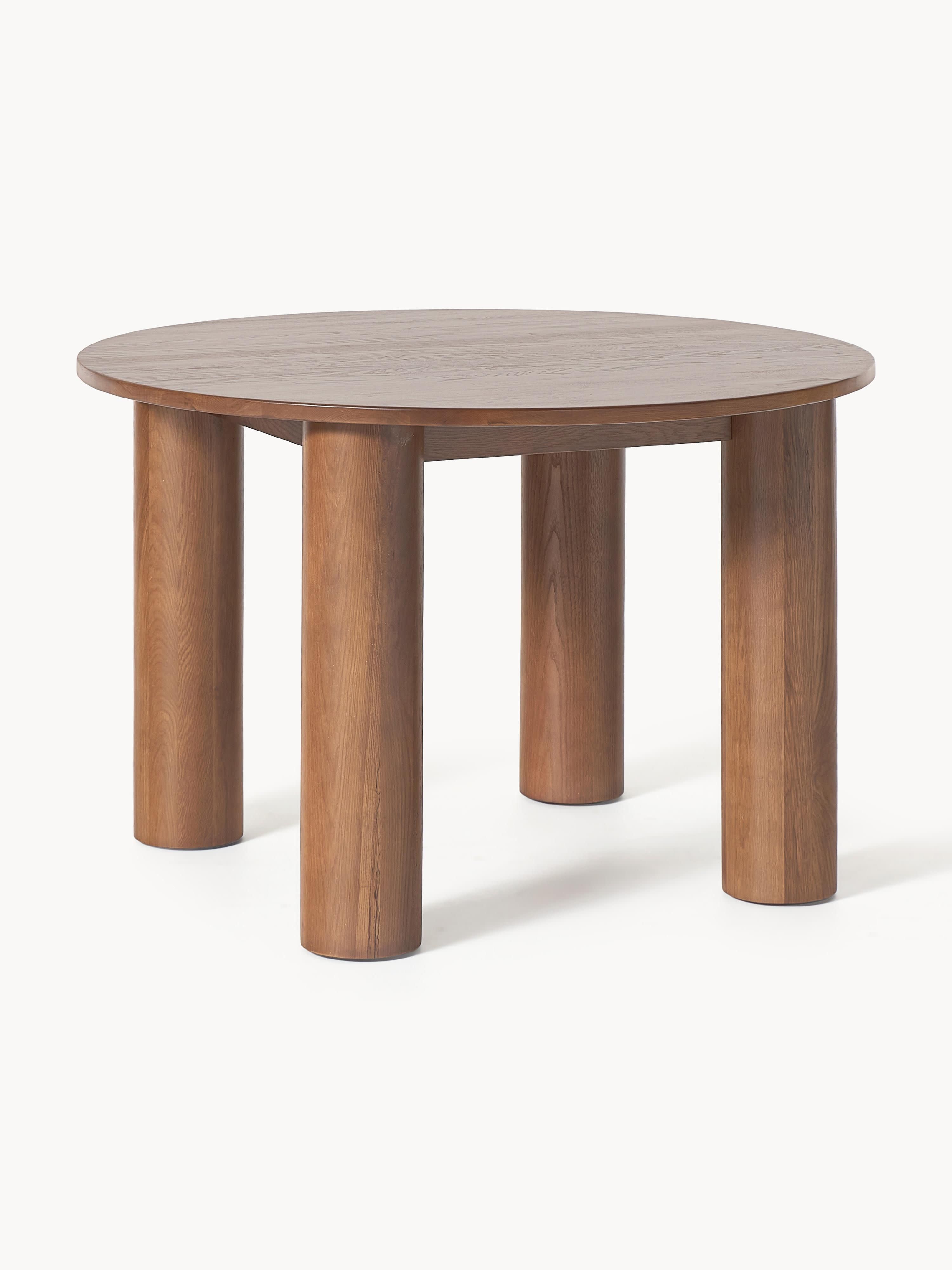 Gallery image 1 - Round Oak Wood Dining Table Ohana
