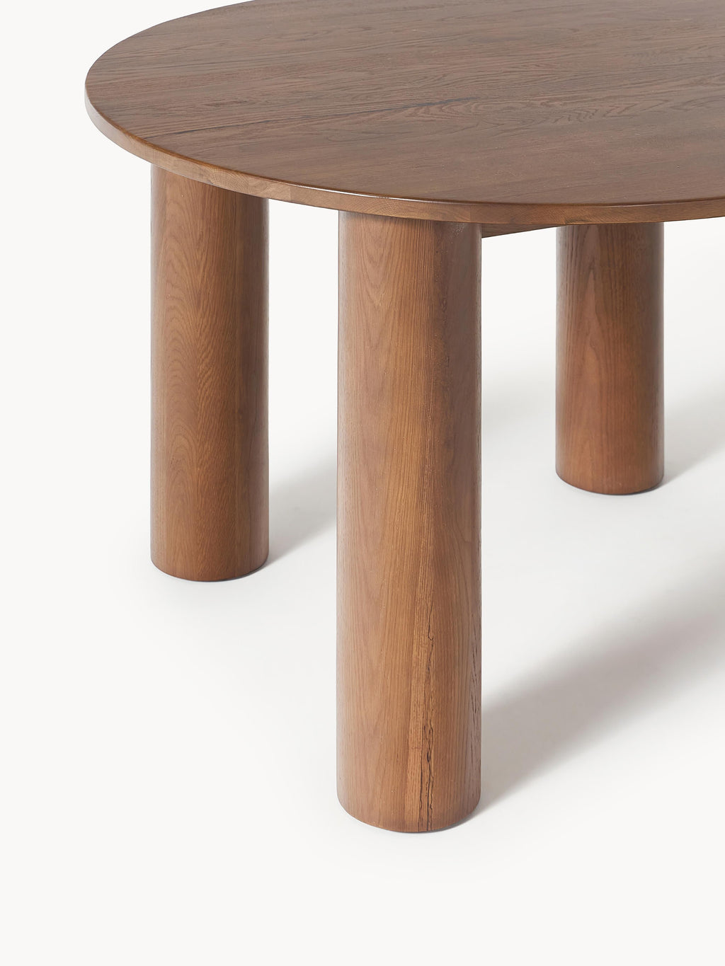 Ohana Round Oak Wood Dining Table, Ø 120 cm