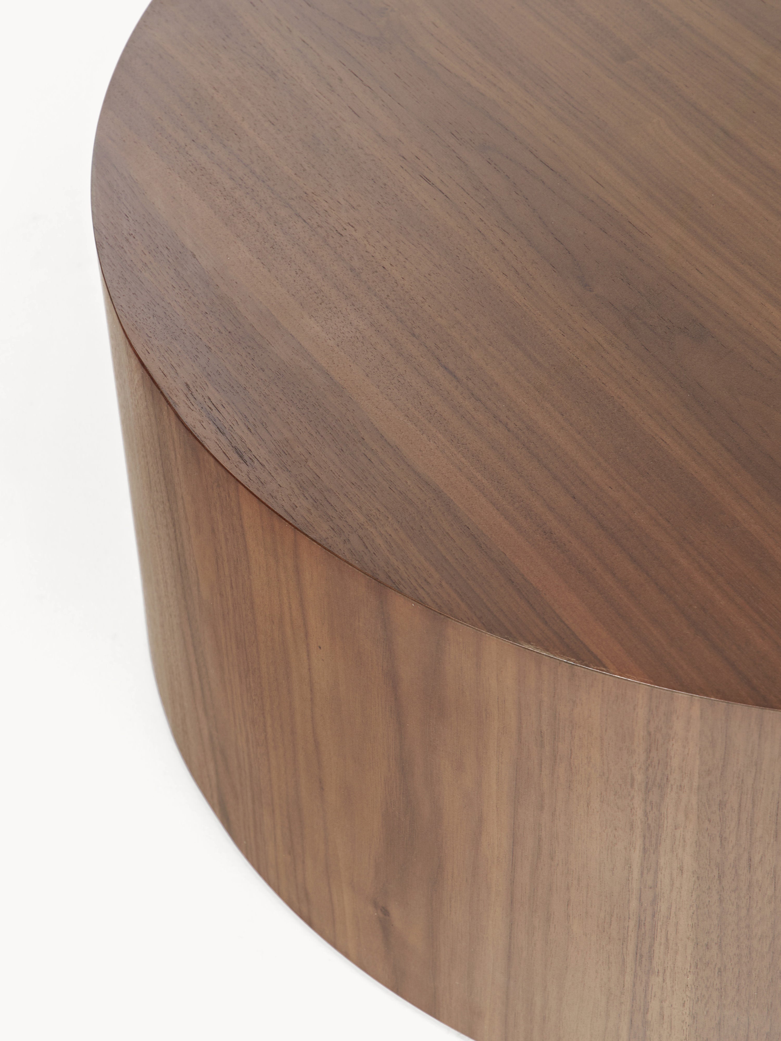 Dan Round Wooden Coffee Table