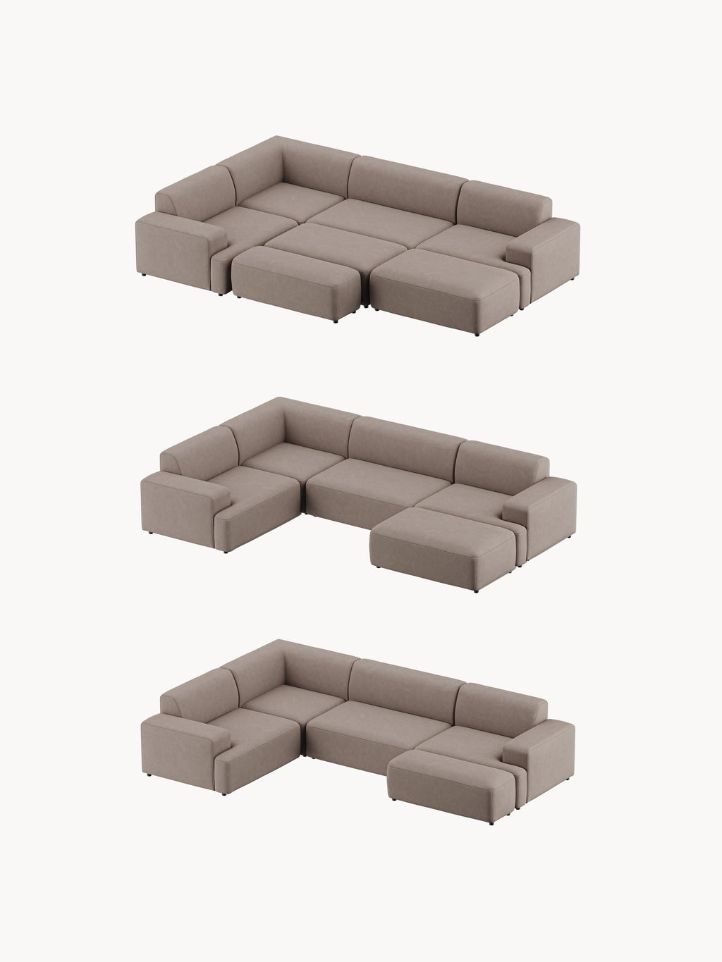 Melva Large Corner Sofa (4-seater)