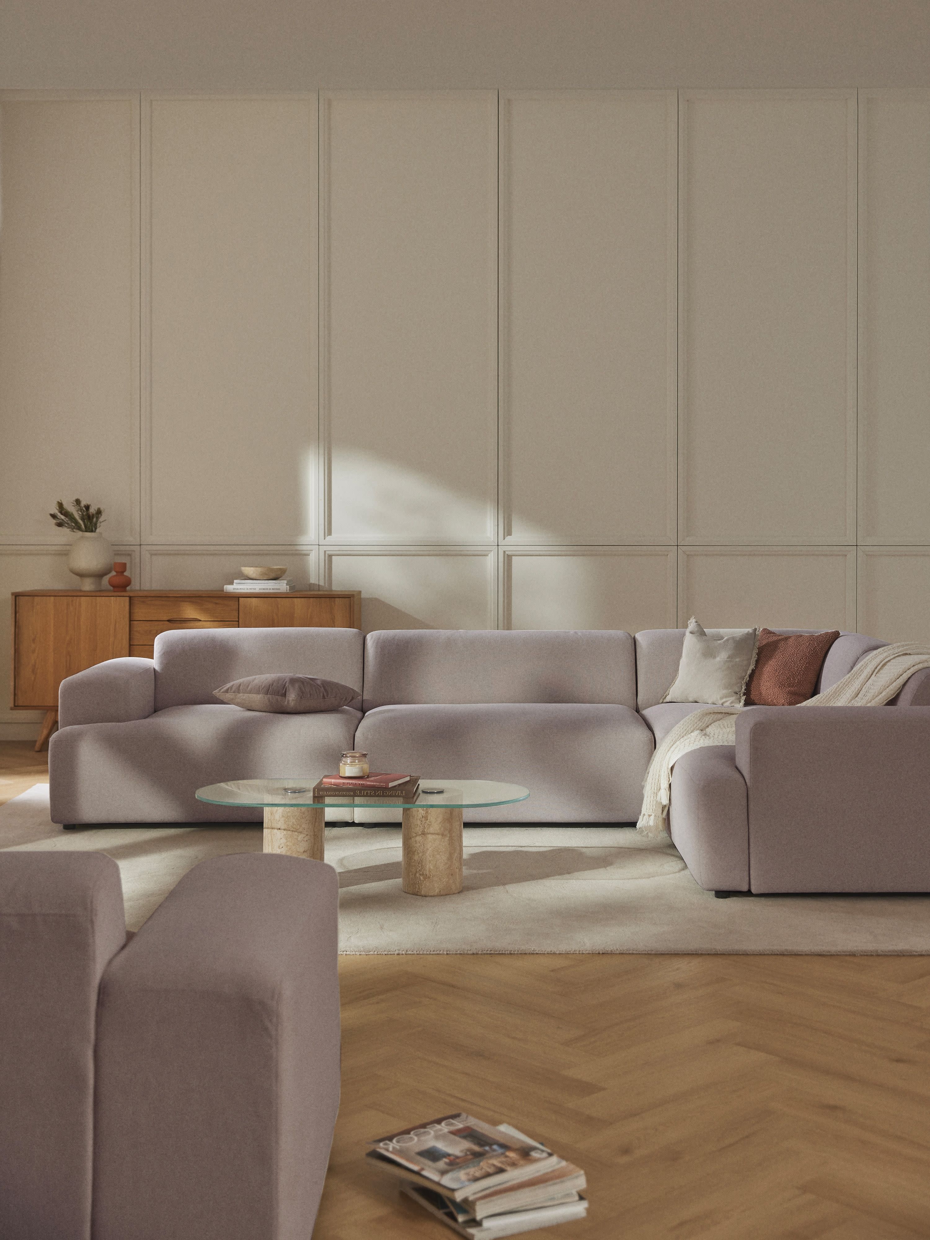 Melva Large Corner Sofa (4-seater)