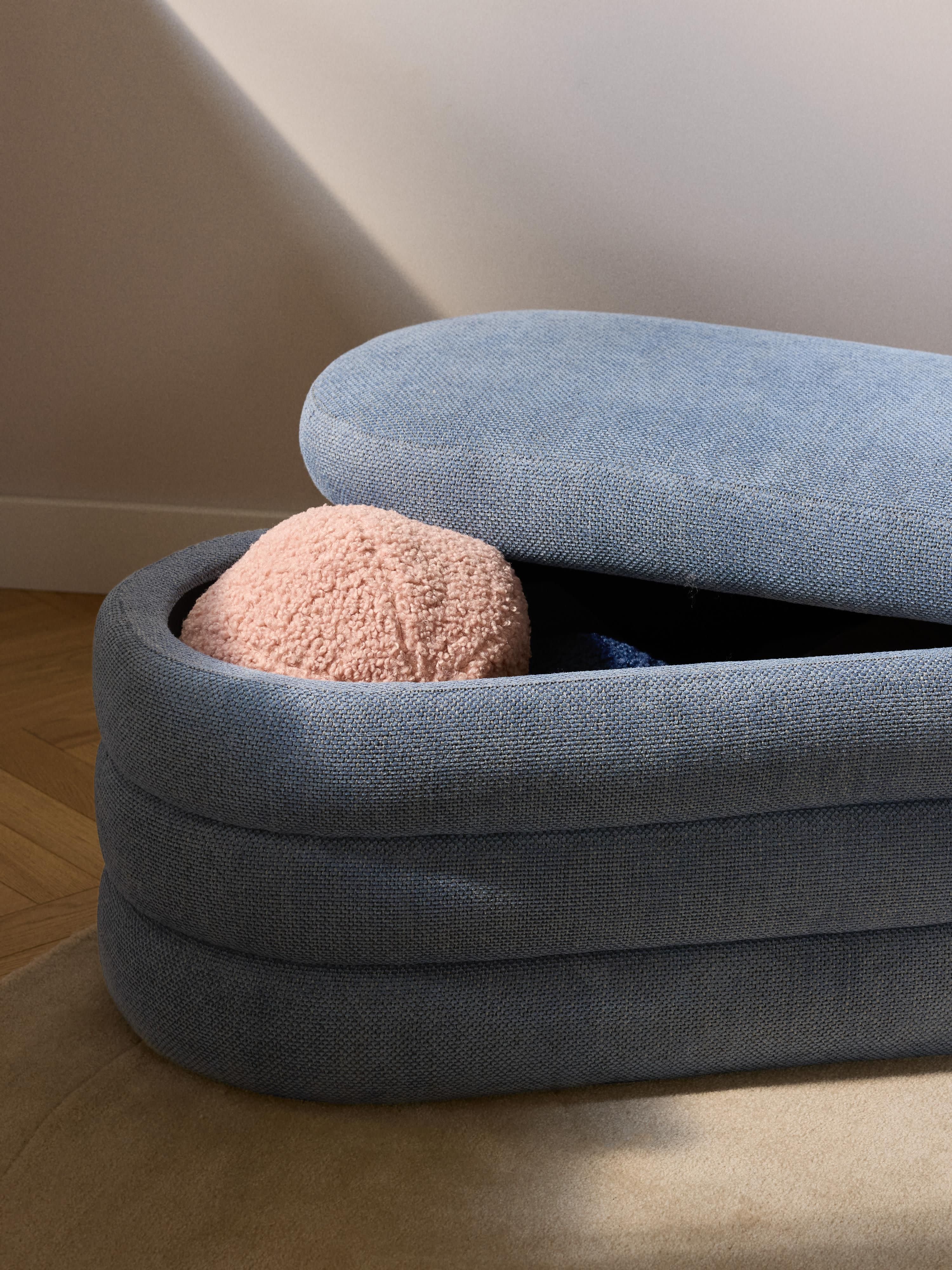 Alto Upholstered Bench with Storage Space