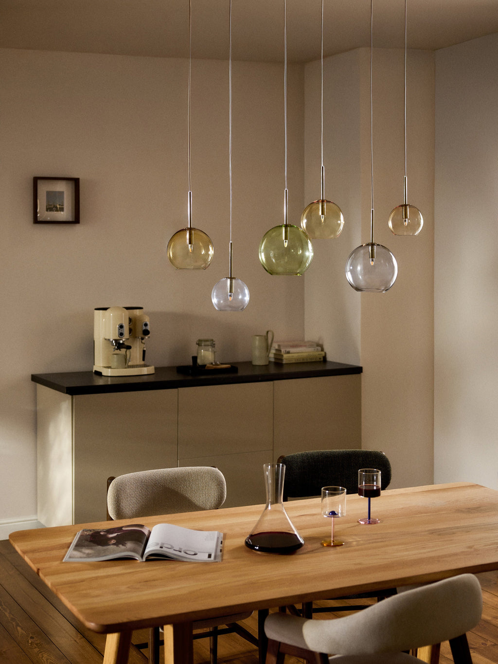 Raquel Large Glass Ball Pendant Light