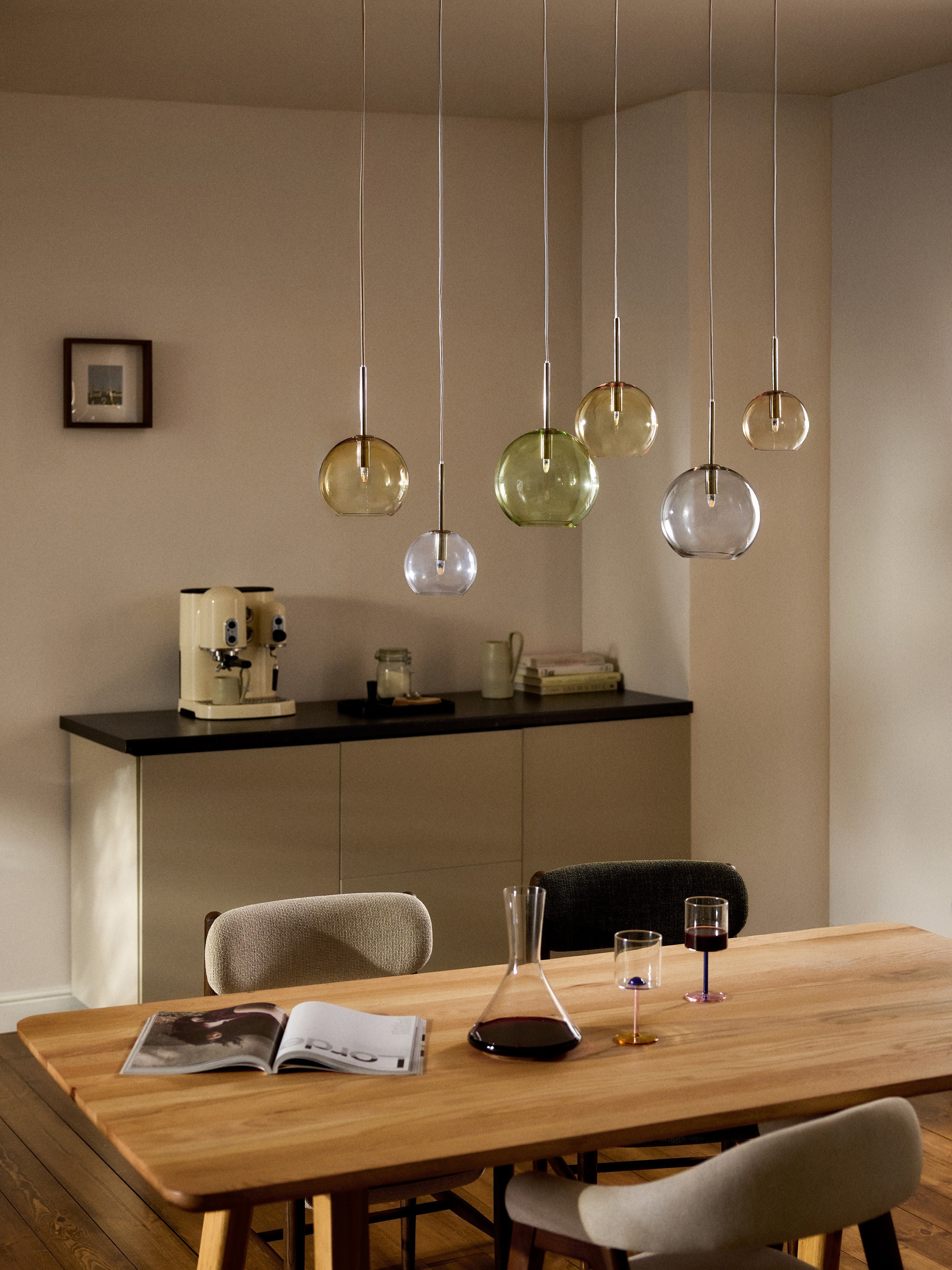 Raquel Large Glass Ball Pendant Light