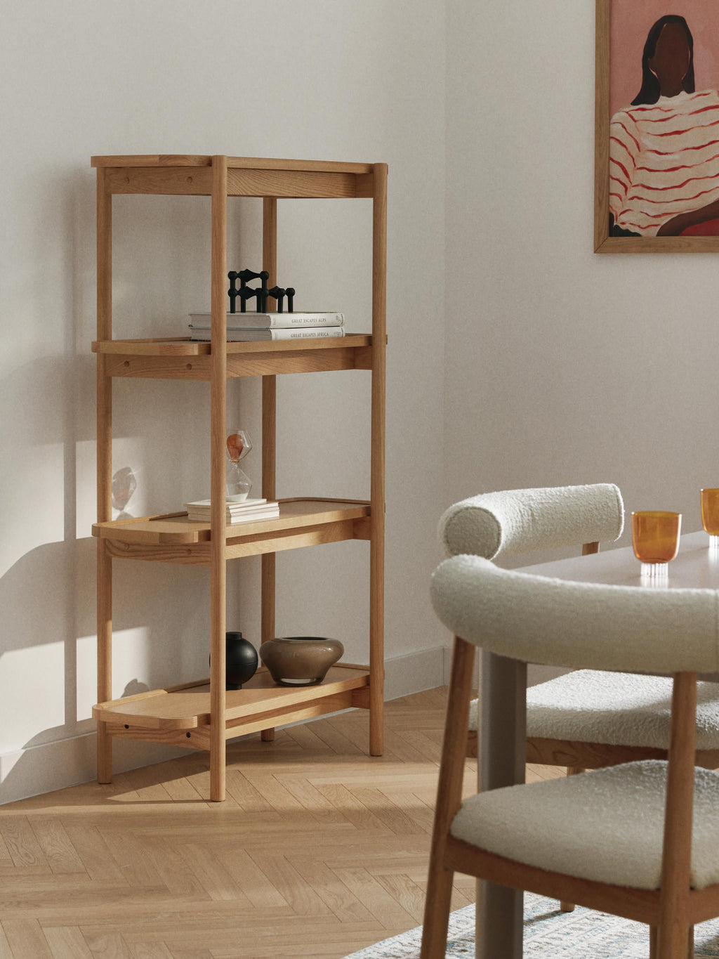 Libby Wooden Shelving Unit