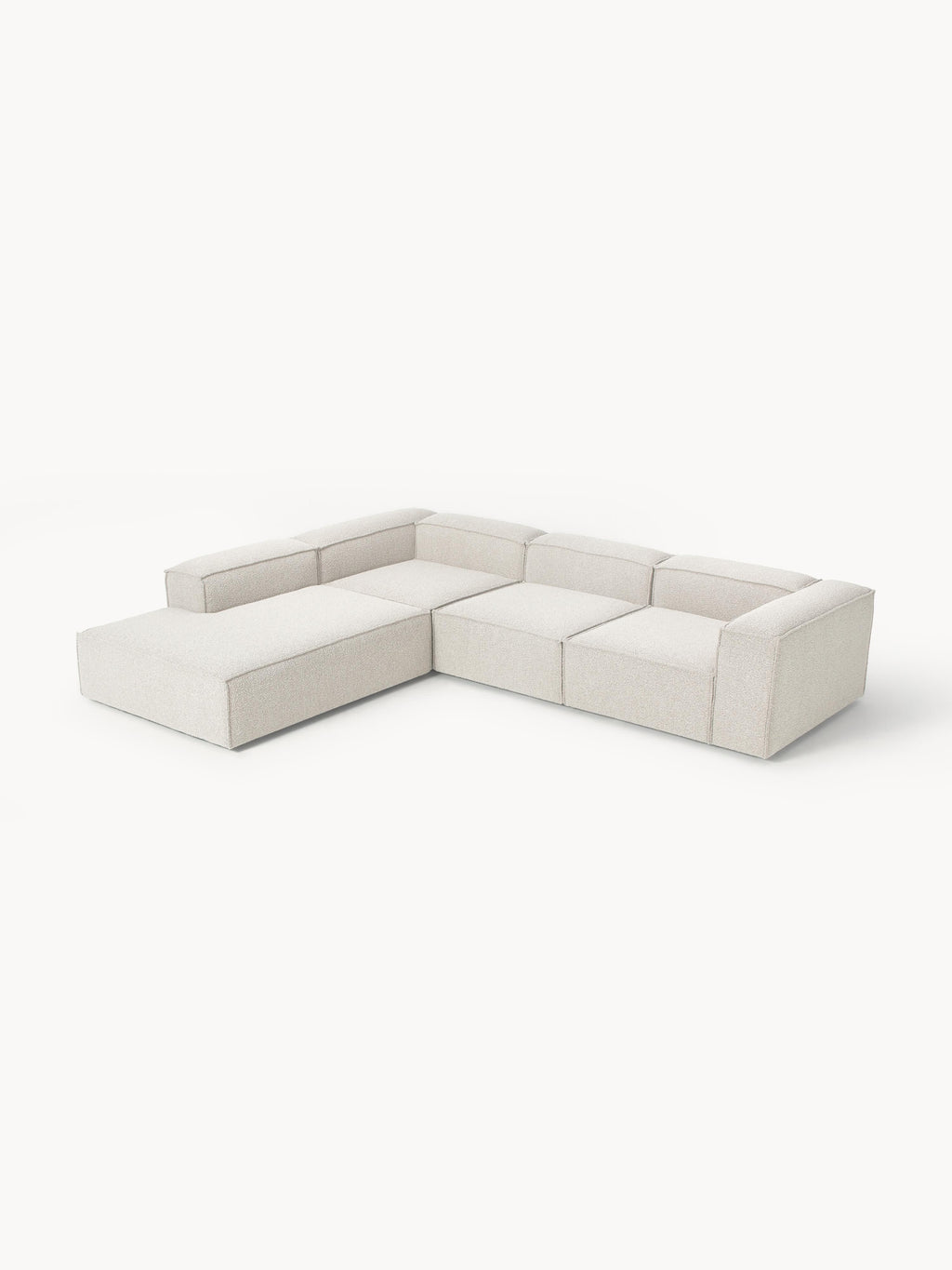 Gallery image 1 - Bouclé Modular Corner Sofa Lennon (4-seater)