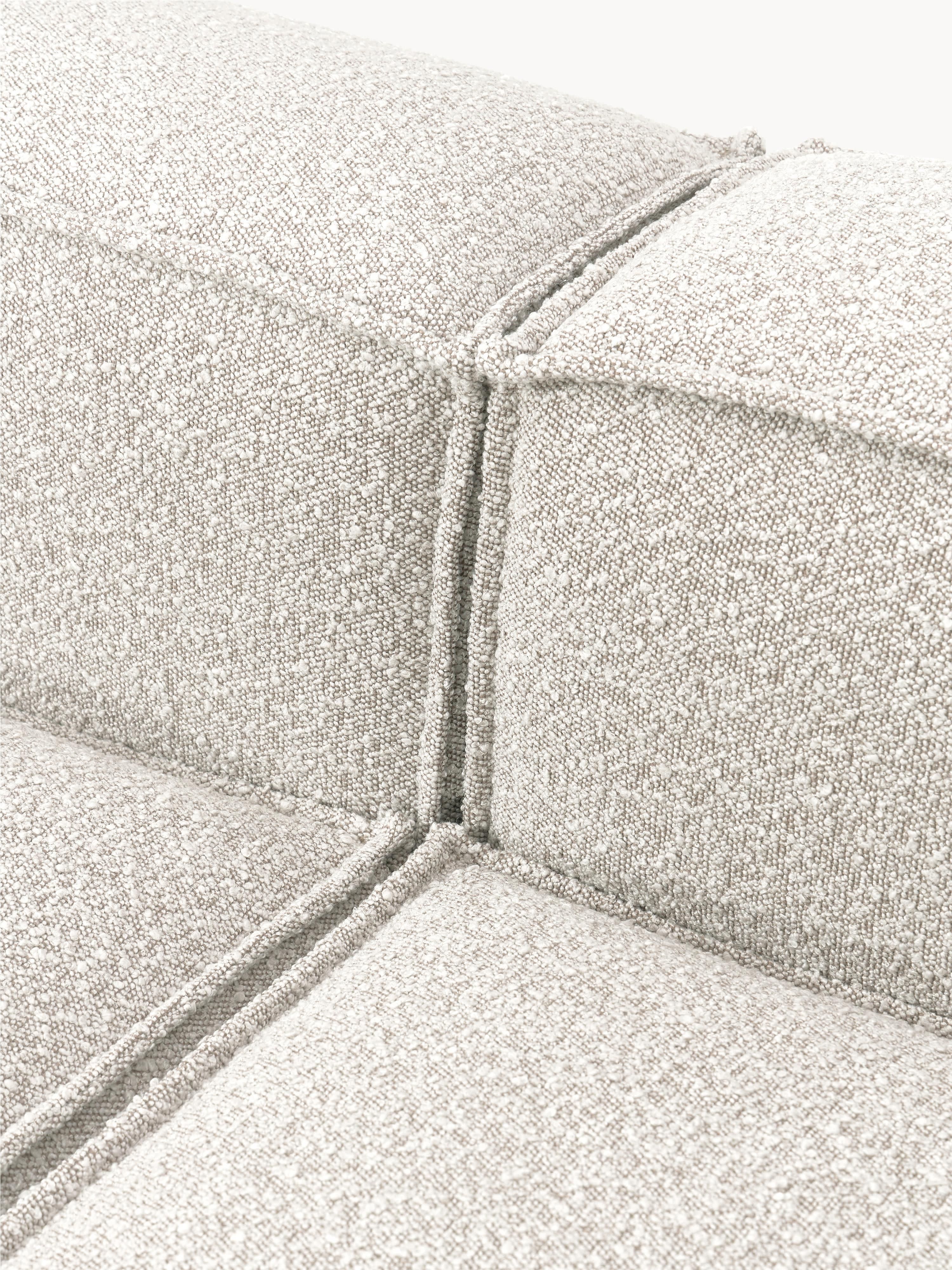 Lennon Bouclé Modular Corner Sofa (4-seater)