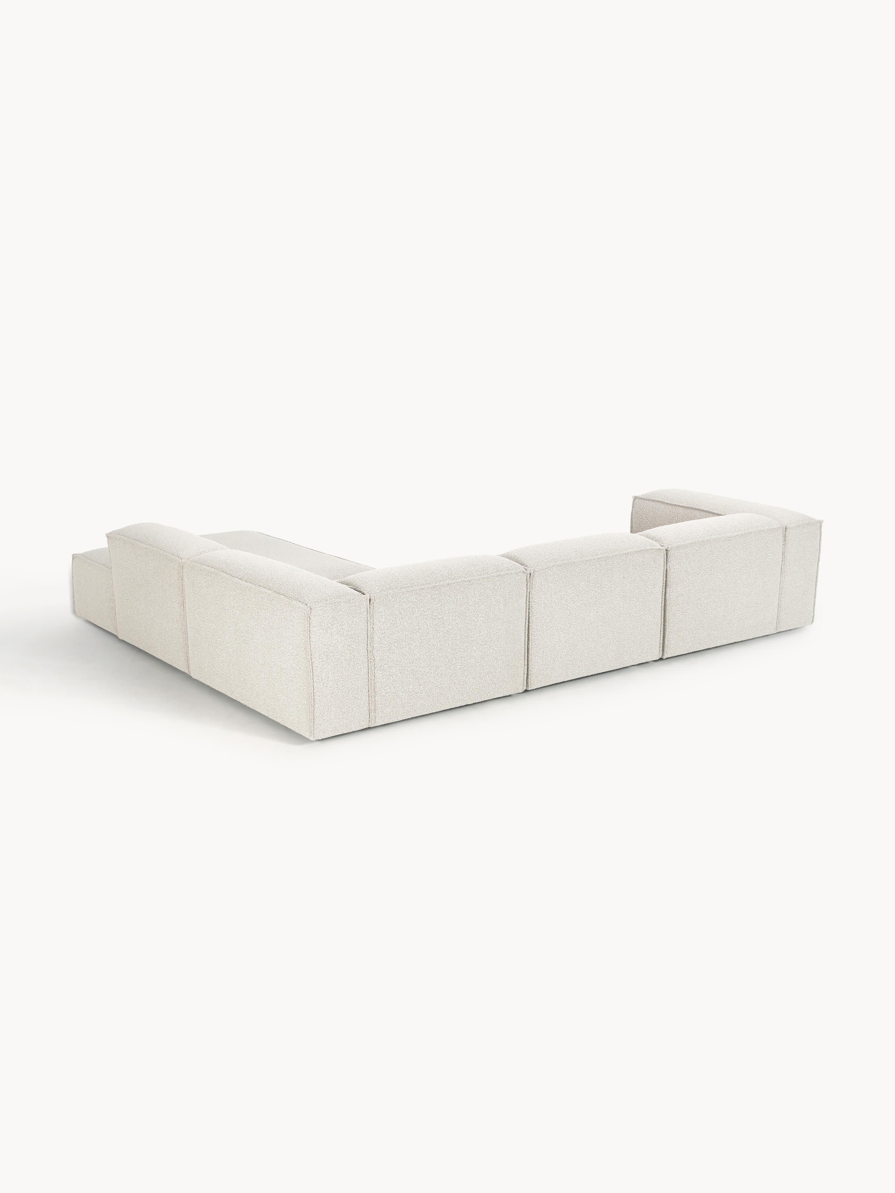 Lennon Bouclé Modular Corner Sofa (4-seater)