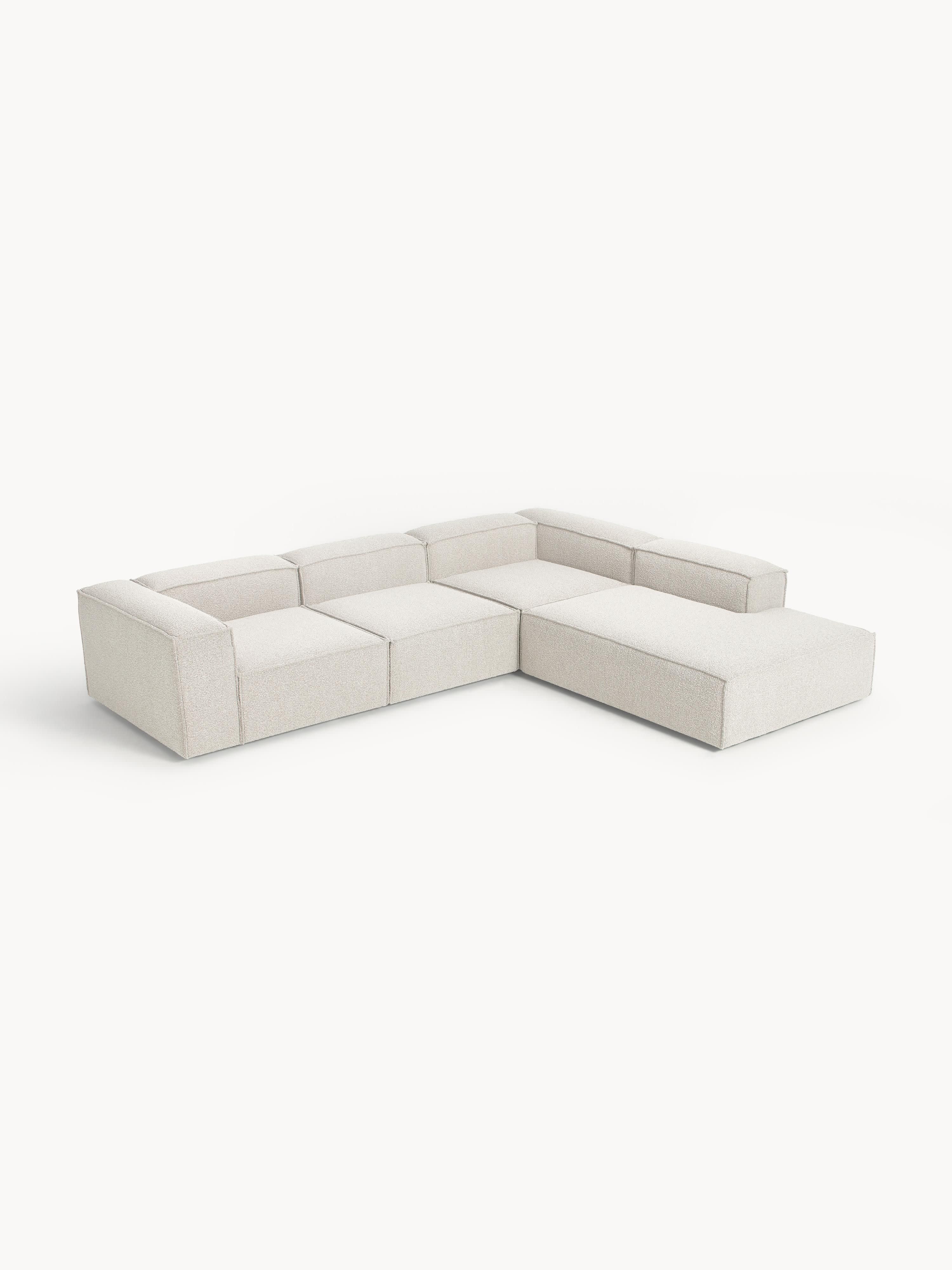Lennon Bouclé Modular Corner Sofa (4-seater)