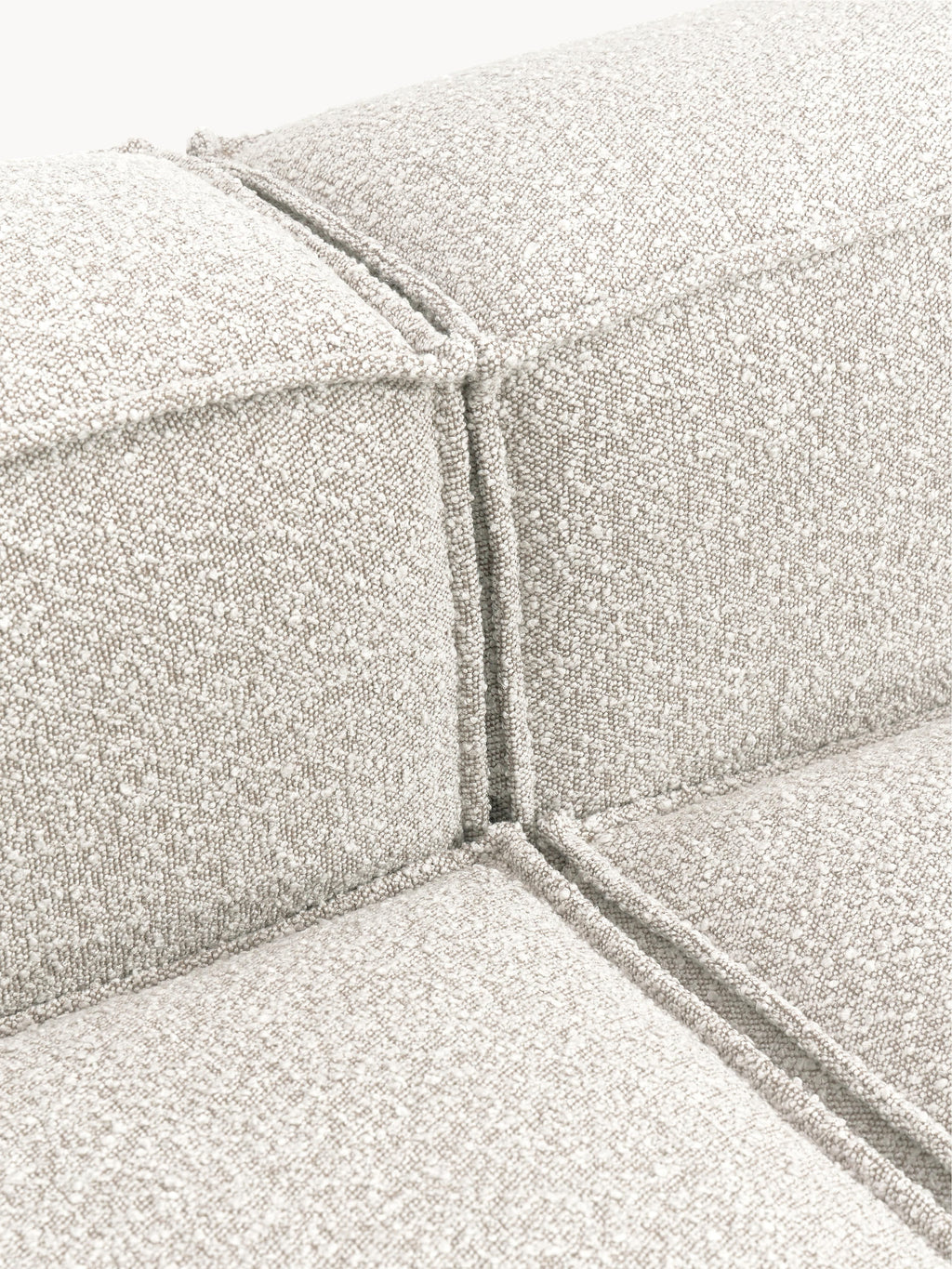 Lennon Bouclé Modular Corner Sofa (4-seater)