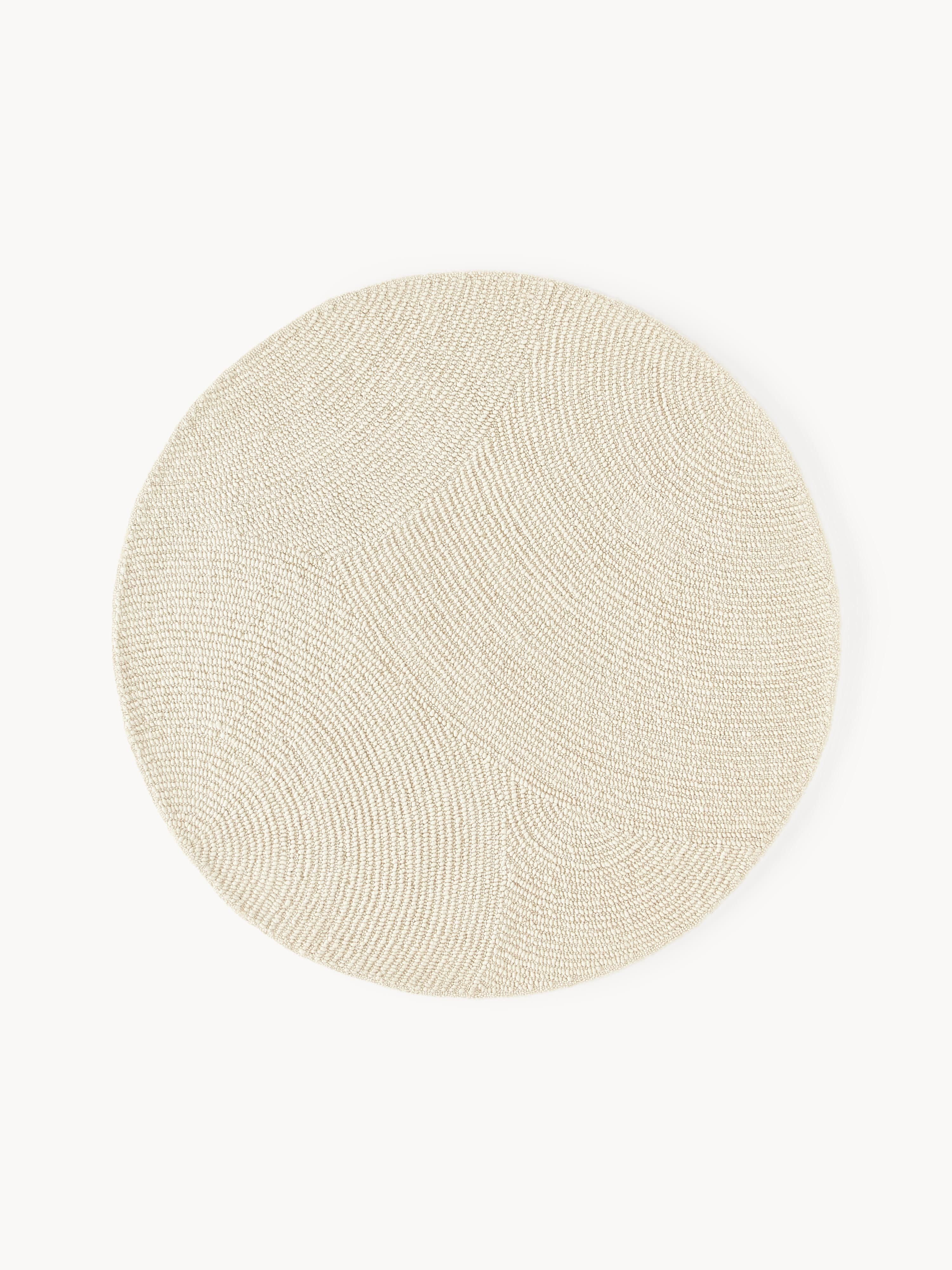 Gallery image 1 - Round Hand-Tufted Wool Rug Eleni